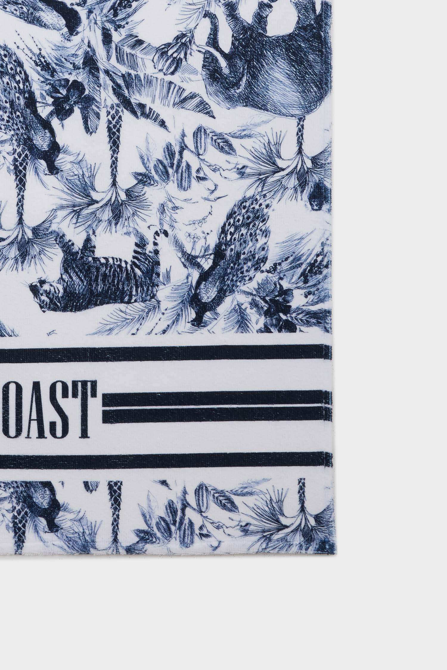 Kadın Desenli Pamuklu Plaj Havlusu