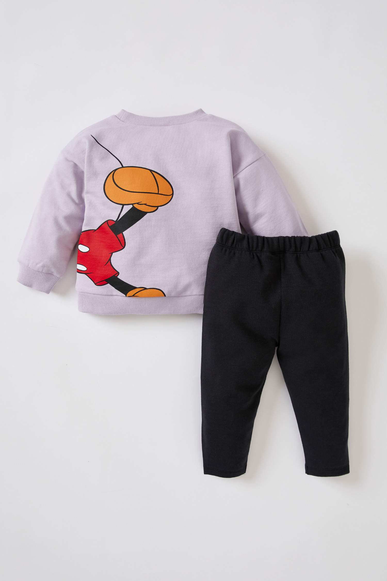 Erkek Bebek Mickey Mouse Pamuklu 2'li Takım