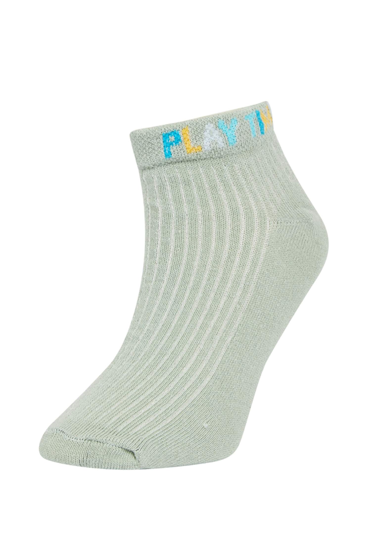 Boys Cotton 5 Pack Short Socks
