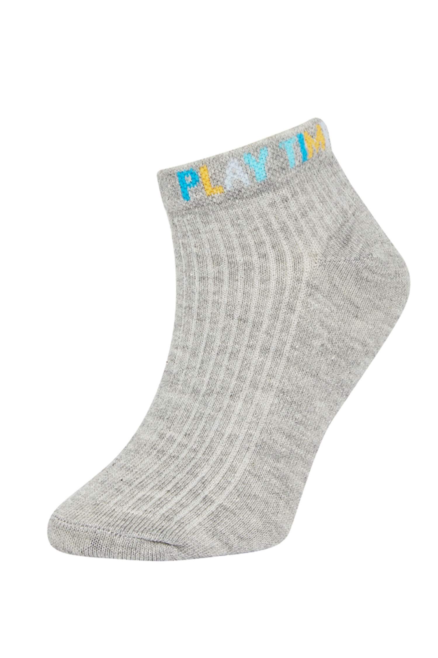 Boys Cotton 5 Pack Short Socks