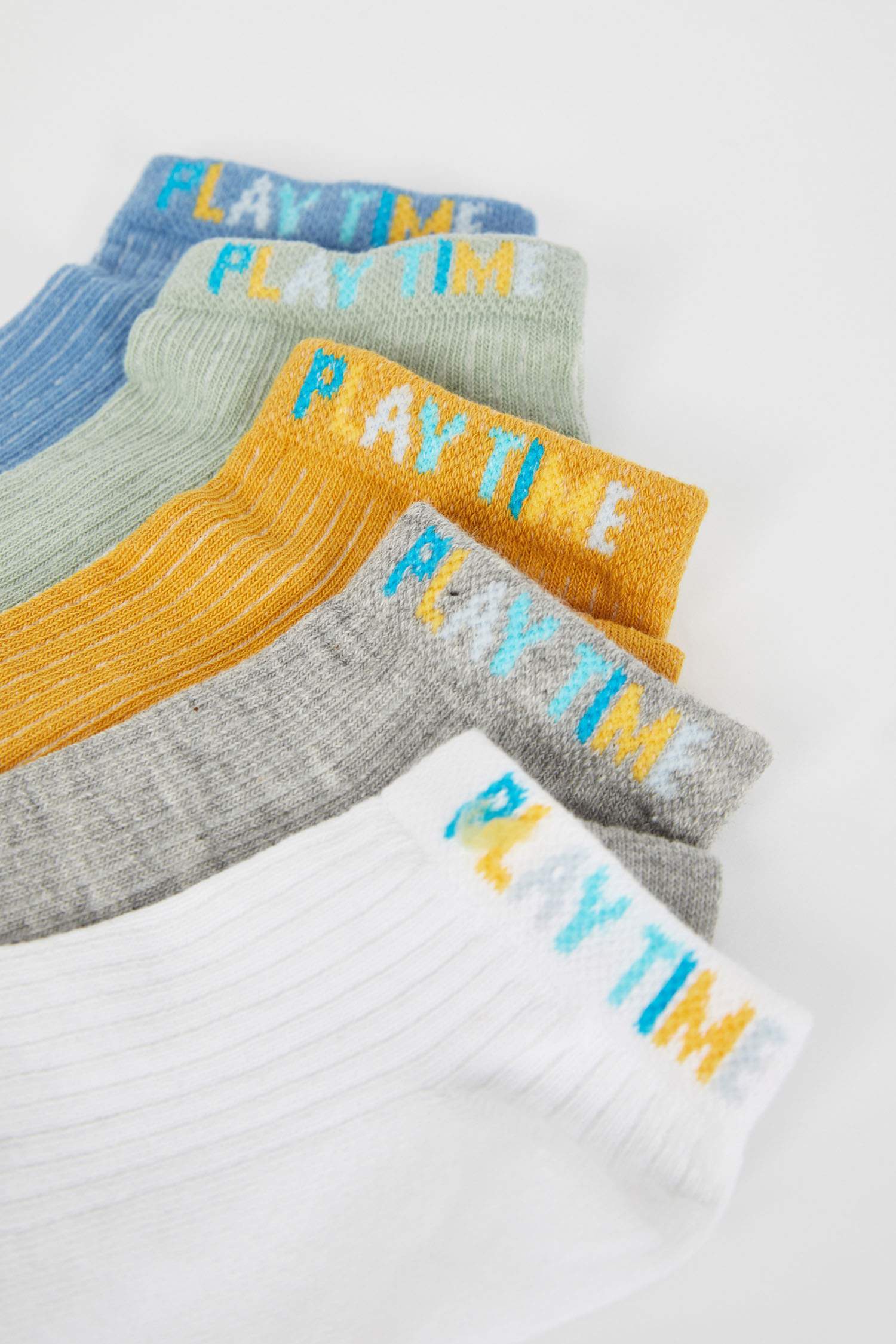 Boys Cotton 5 Pack Short Socks