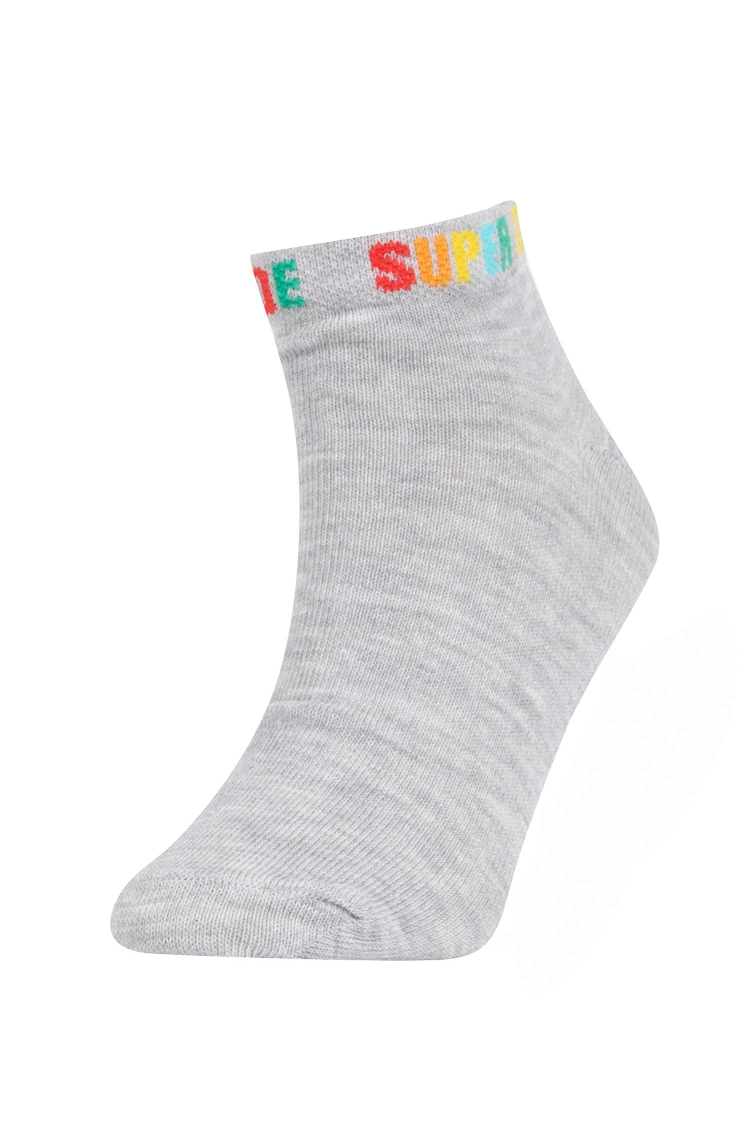 Boys Cotton 5 Pack Short Socks