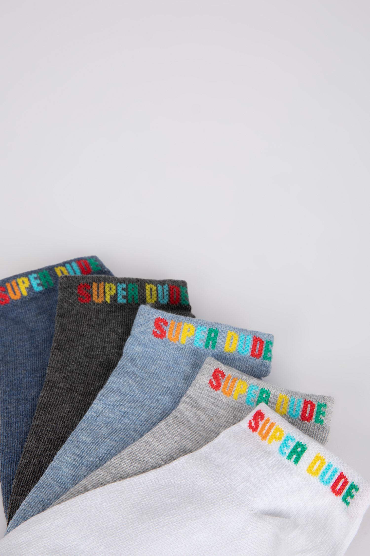 Boys Cotton 5 Pack Short Socks