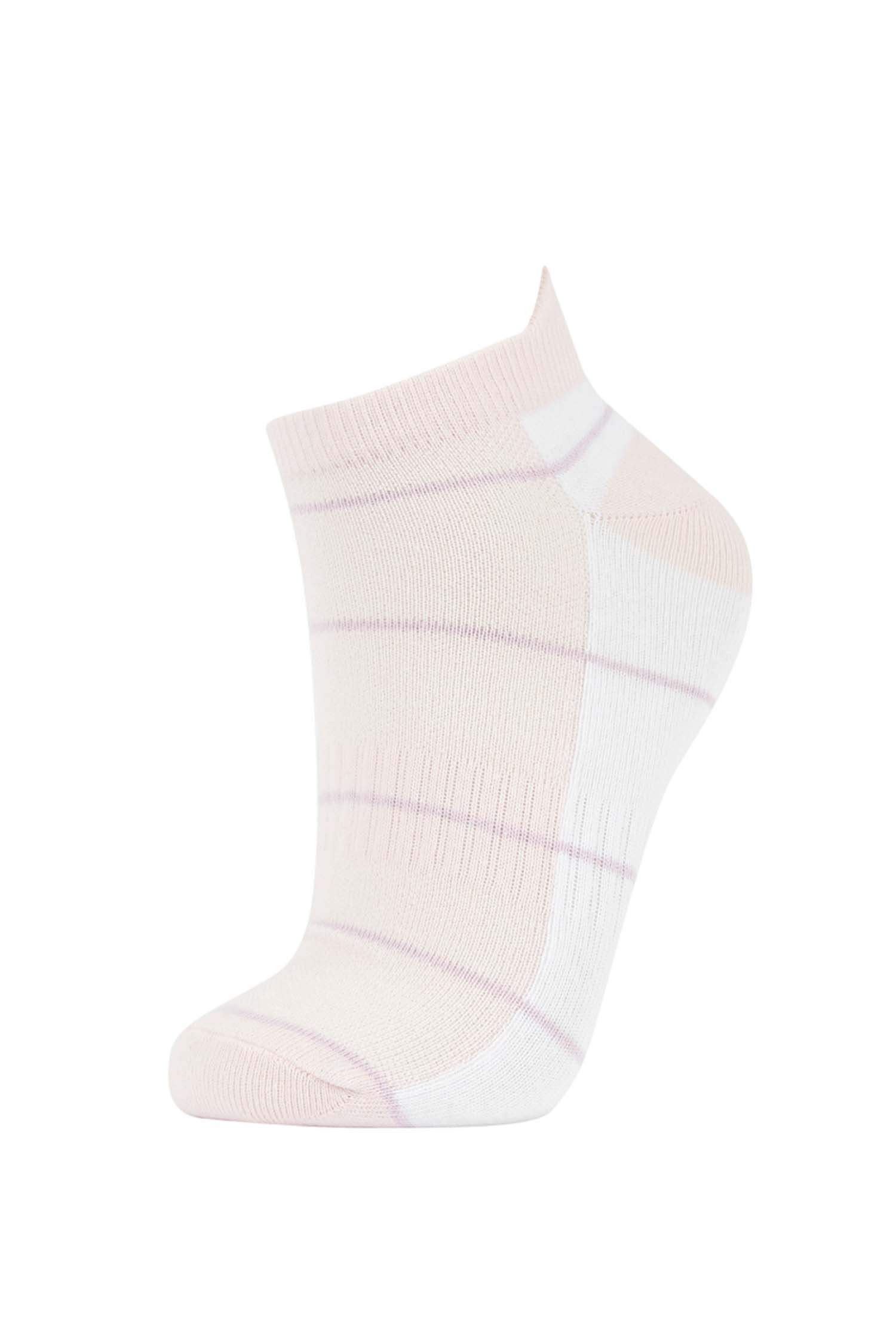 Kadın 3'lü Pamuklu Spor Çorap