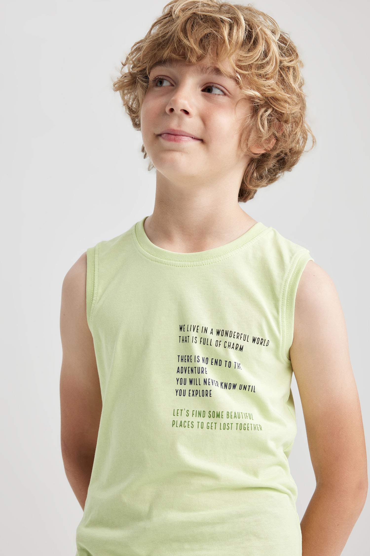 Boy Crew Neck Singlet