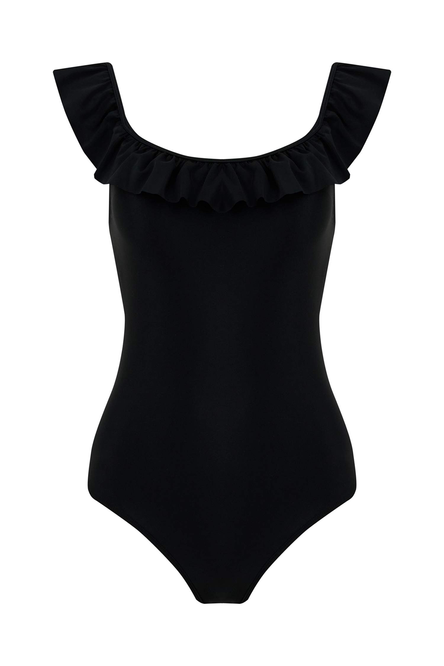 Black WOMAN Regular Fit Swimsuit 2394379 | DeFacto