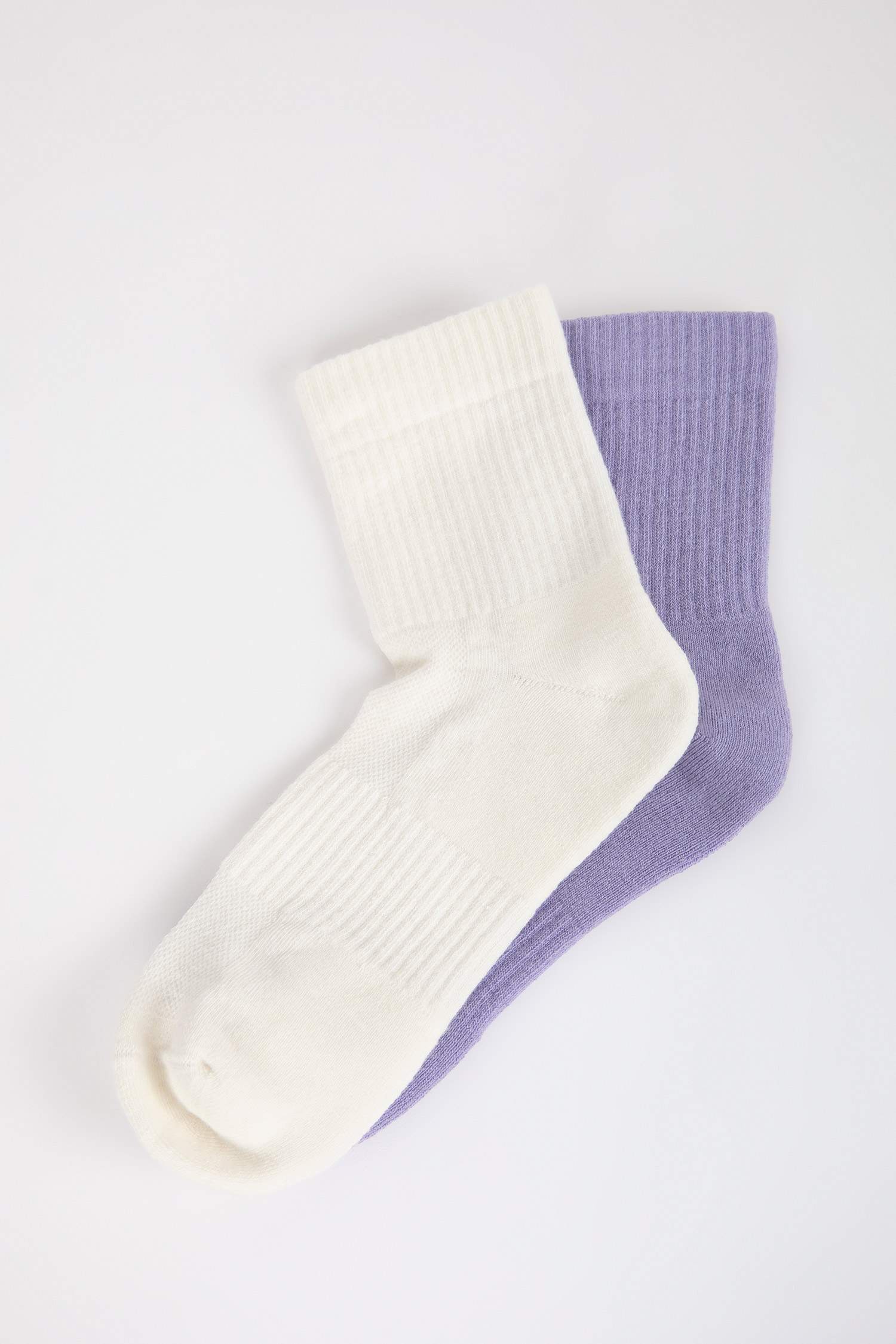 Lot de 2 paires de Chaussettes en coton pour Femme de DeFacto Fit