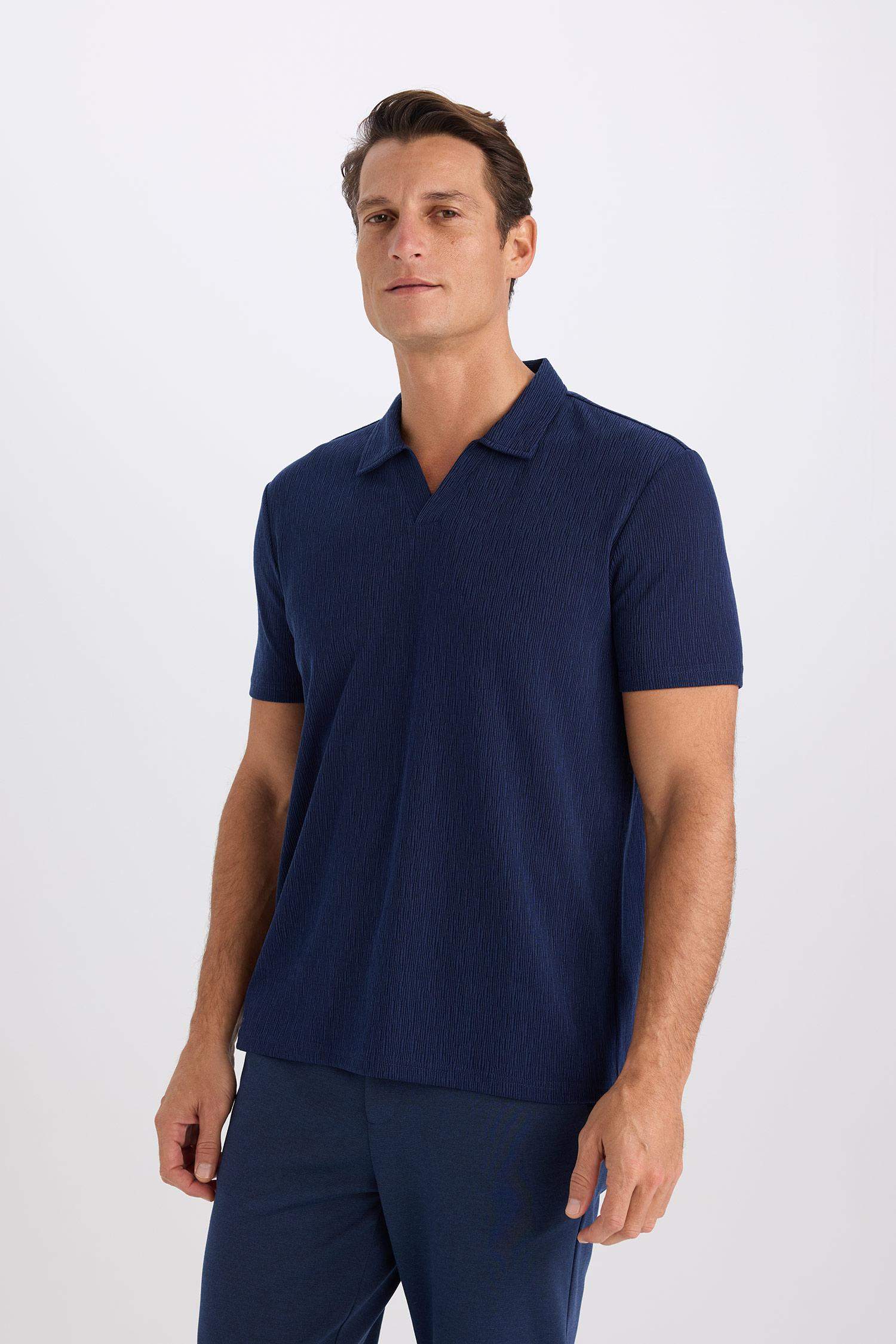 Slim Fit Short Sleeve Polo T-Shirt