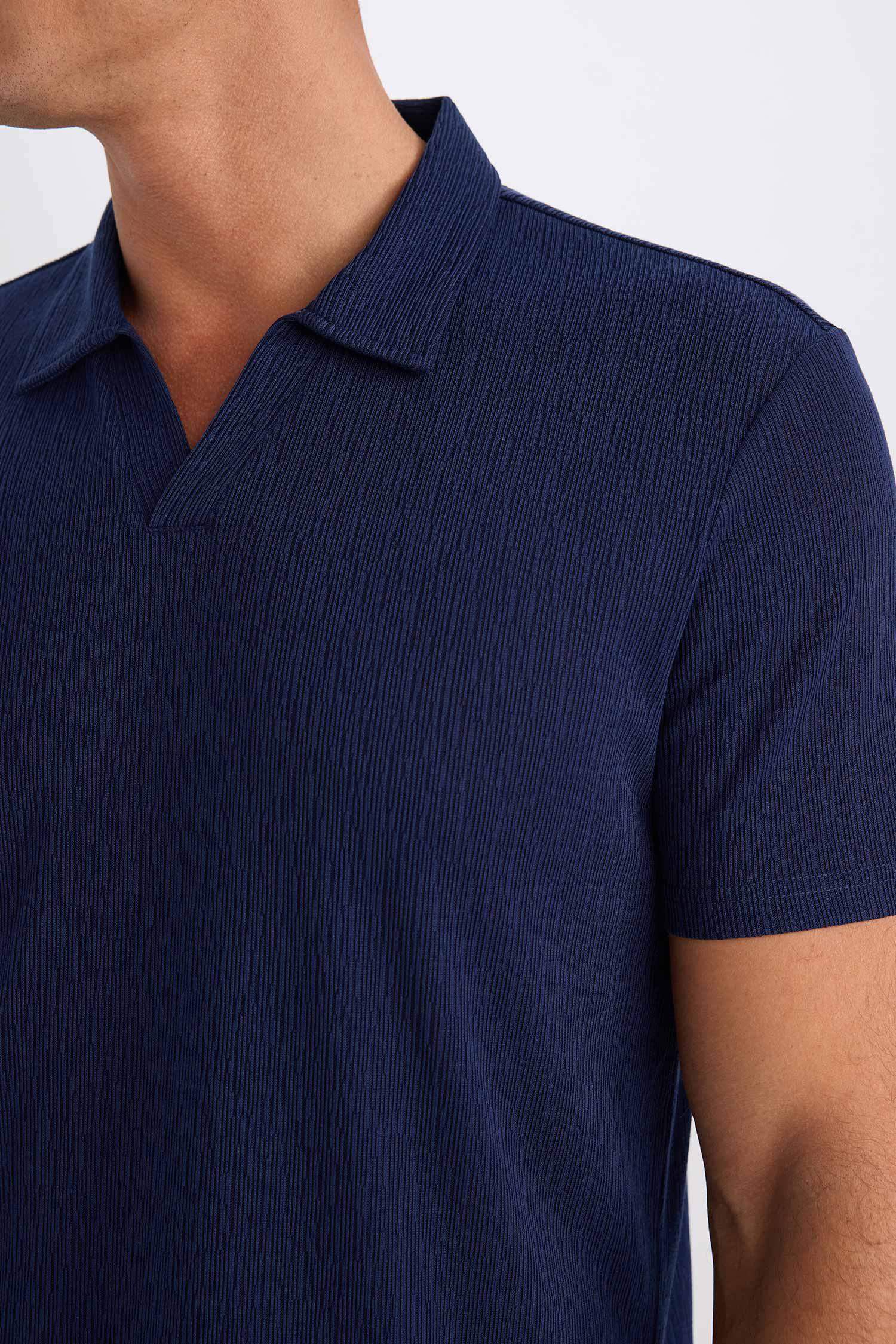 Slim Fit Short Sleeve Polo T-Shirt