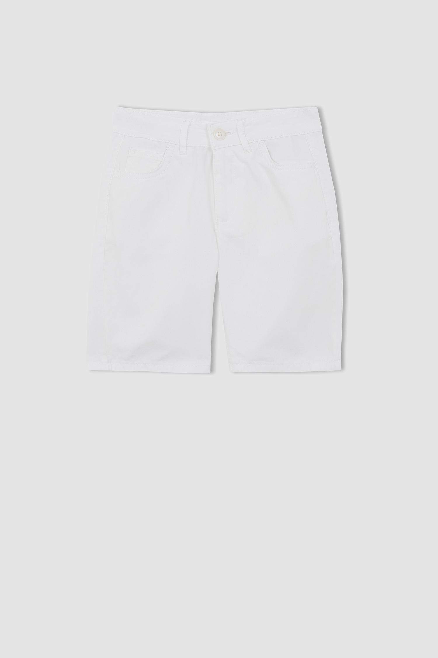 Шорты из габардина для мальчиков