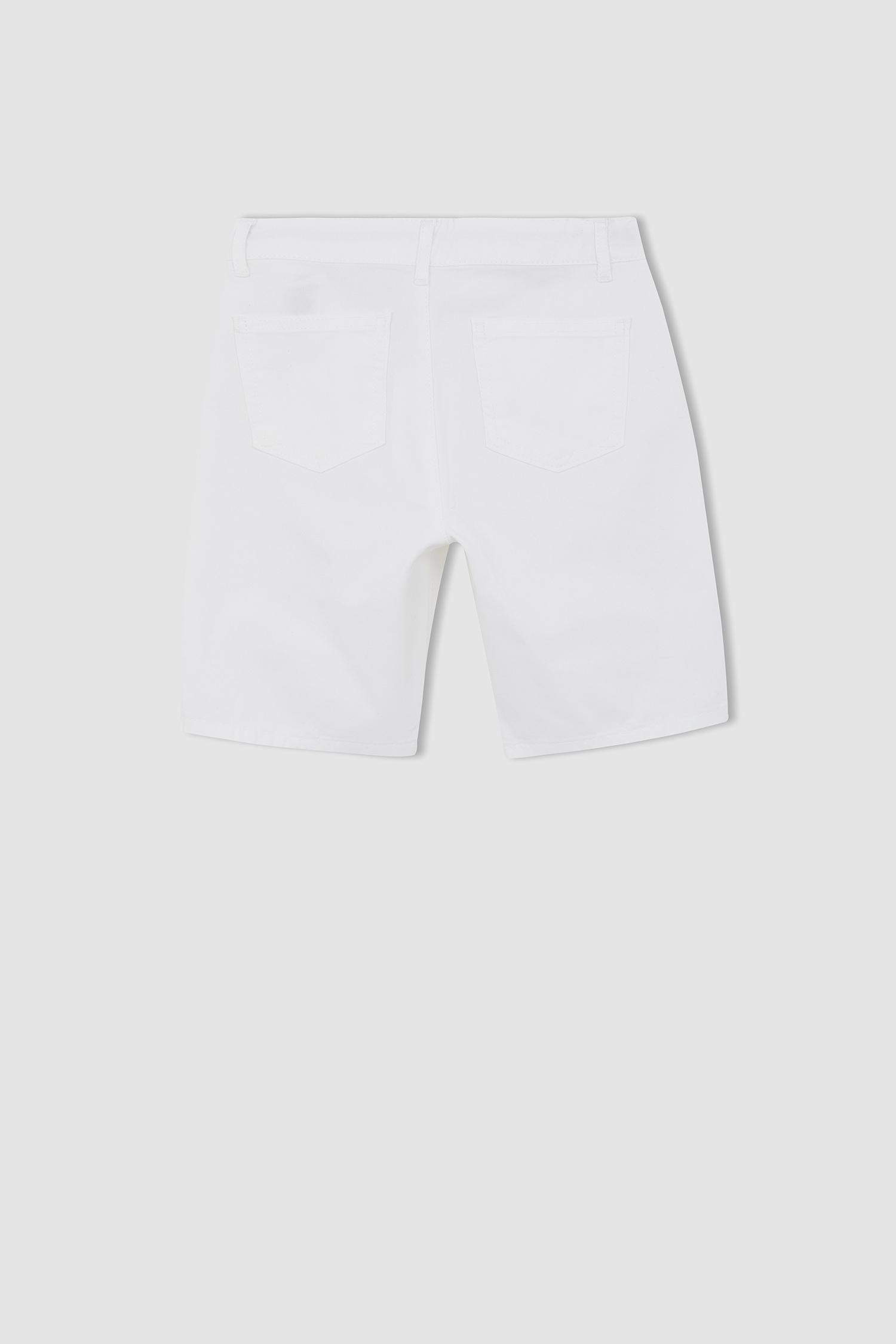 Шорты из габардина для мальчиков