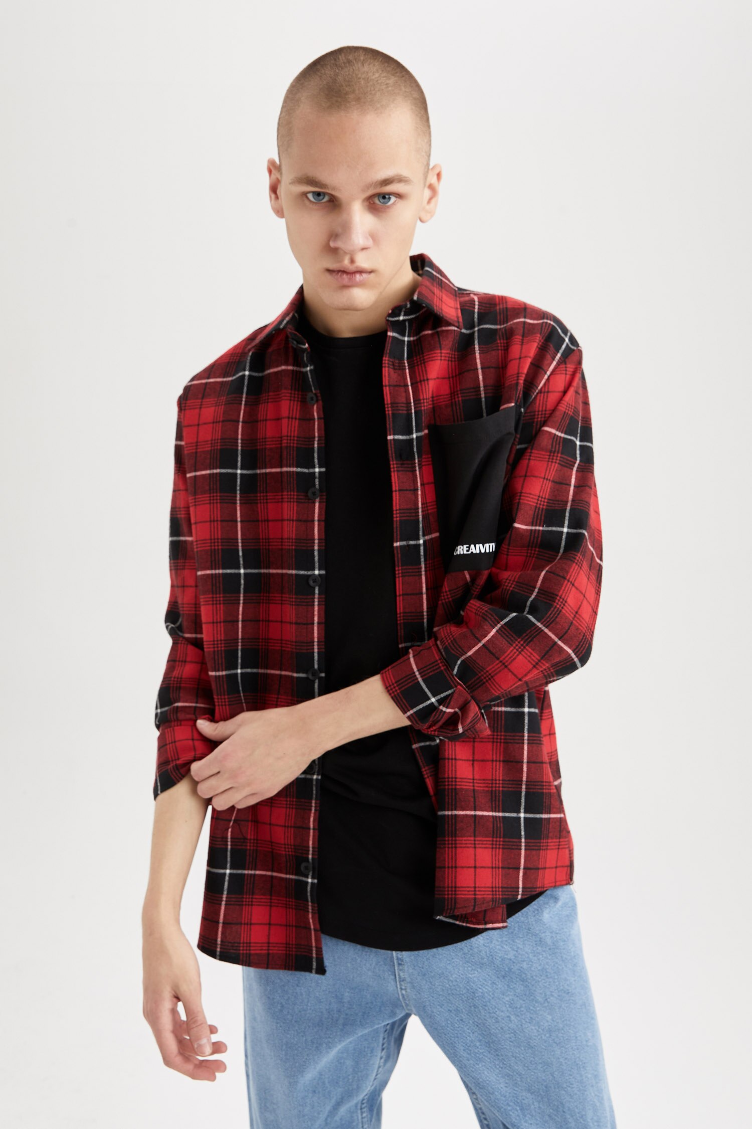 Print Flannel Shirt 2418526 | DeFacto