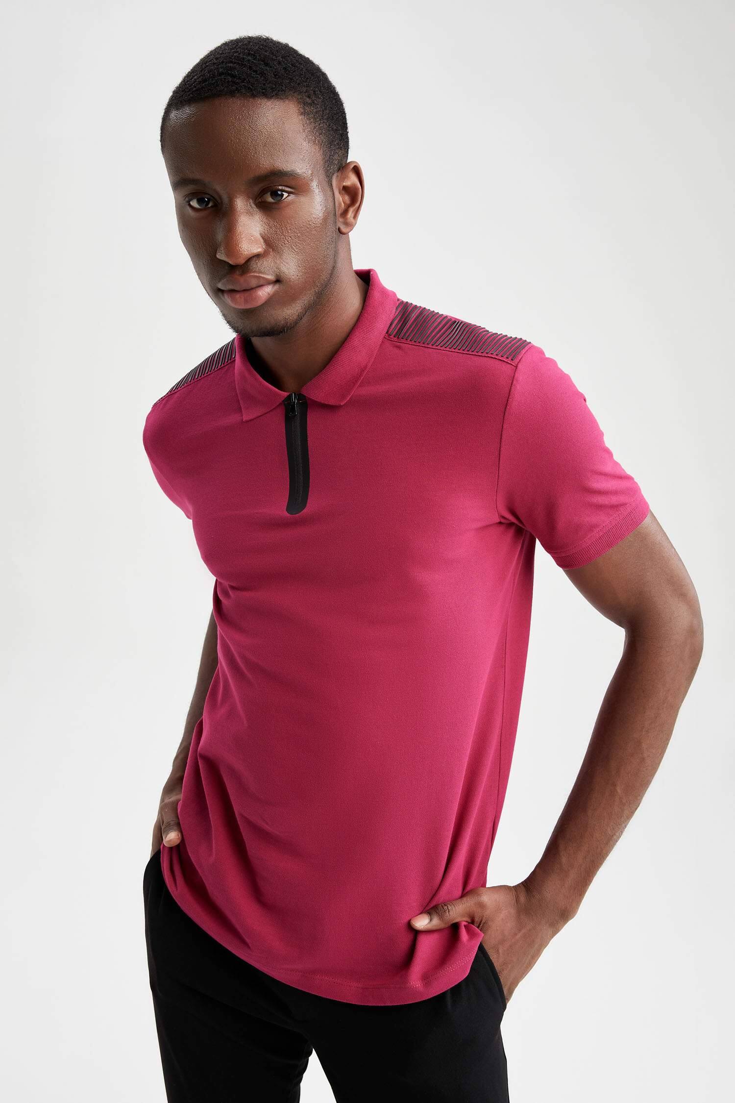 half zip short sleeve shirt