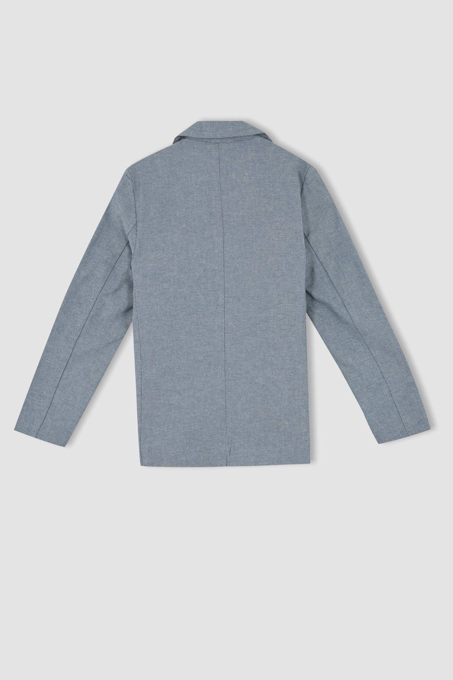 Boy Regular Fit Blazer with Pockets