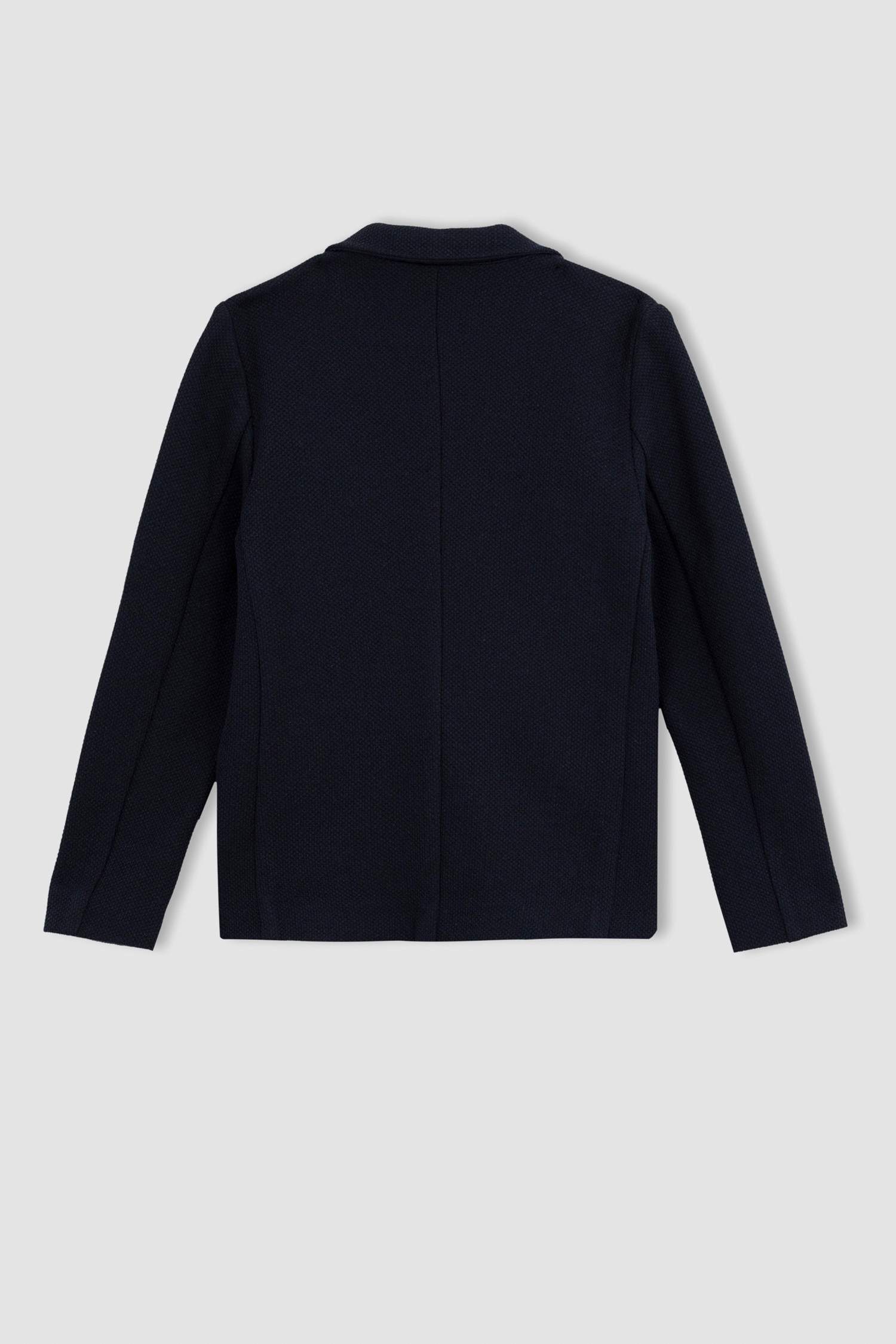 Boy Regular Fit Double Pocket Blazer