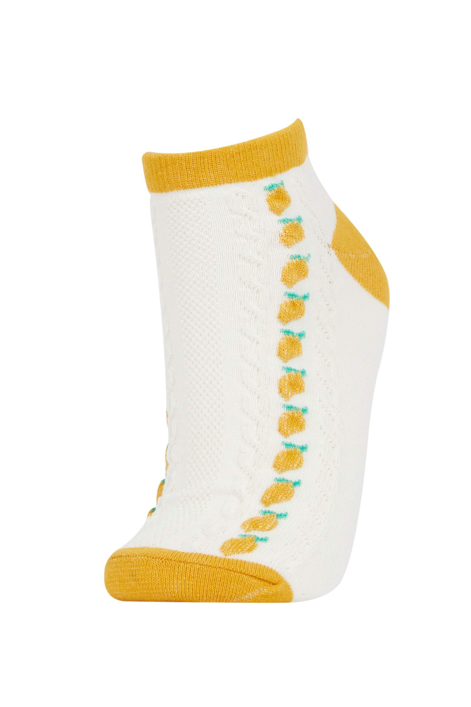 Kadın 3'lü Pamuklu Patik Çorap