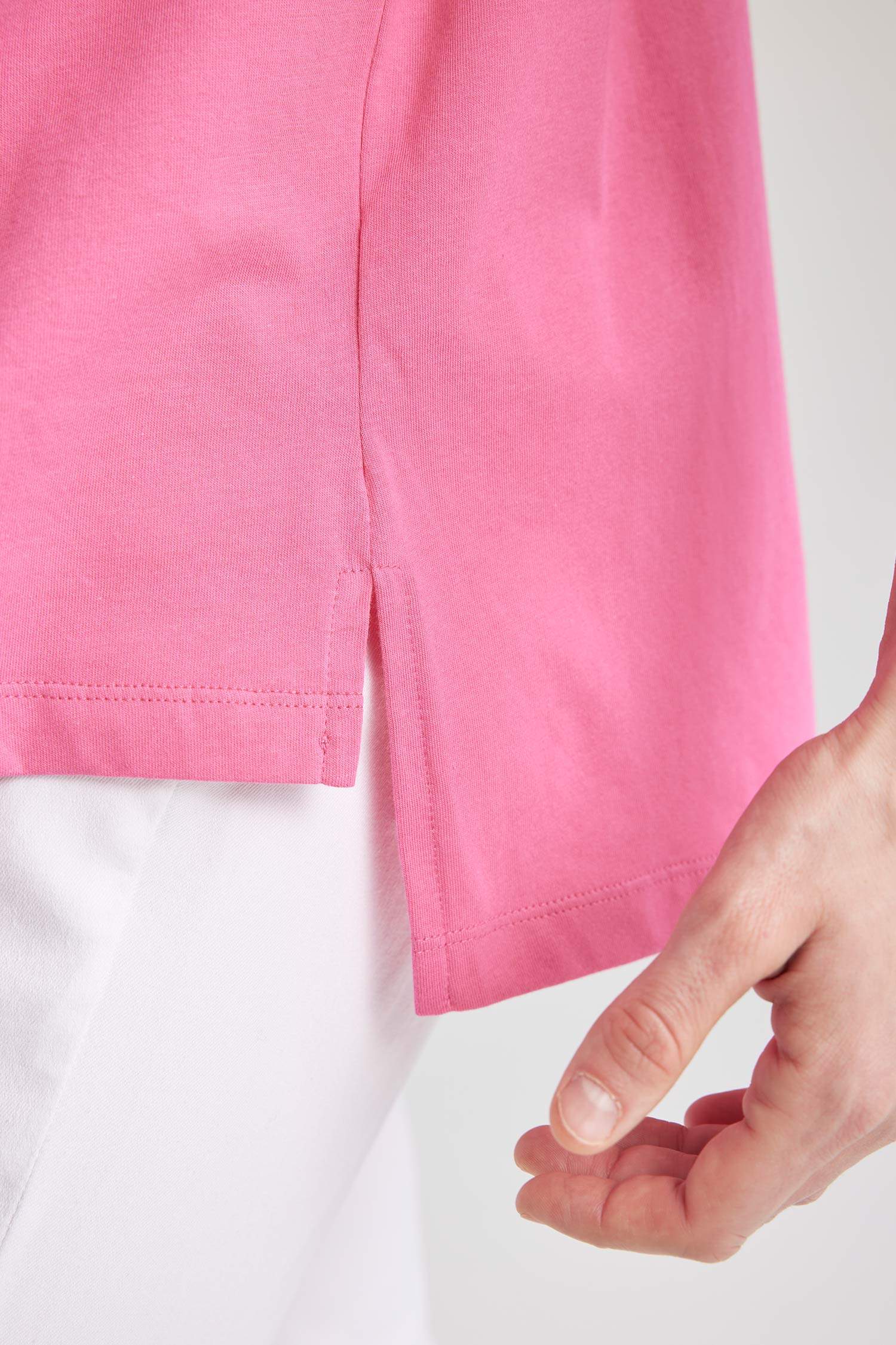 Oversize Fit Crew Neck Short Sleeve T-Shirt