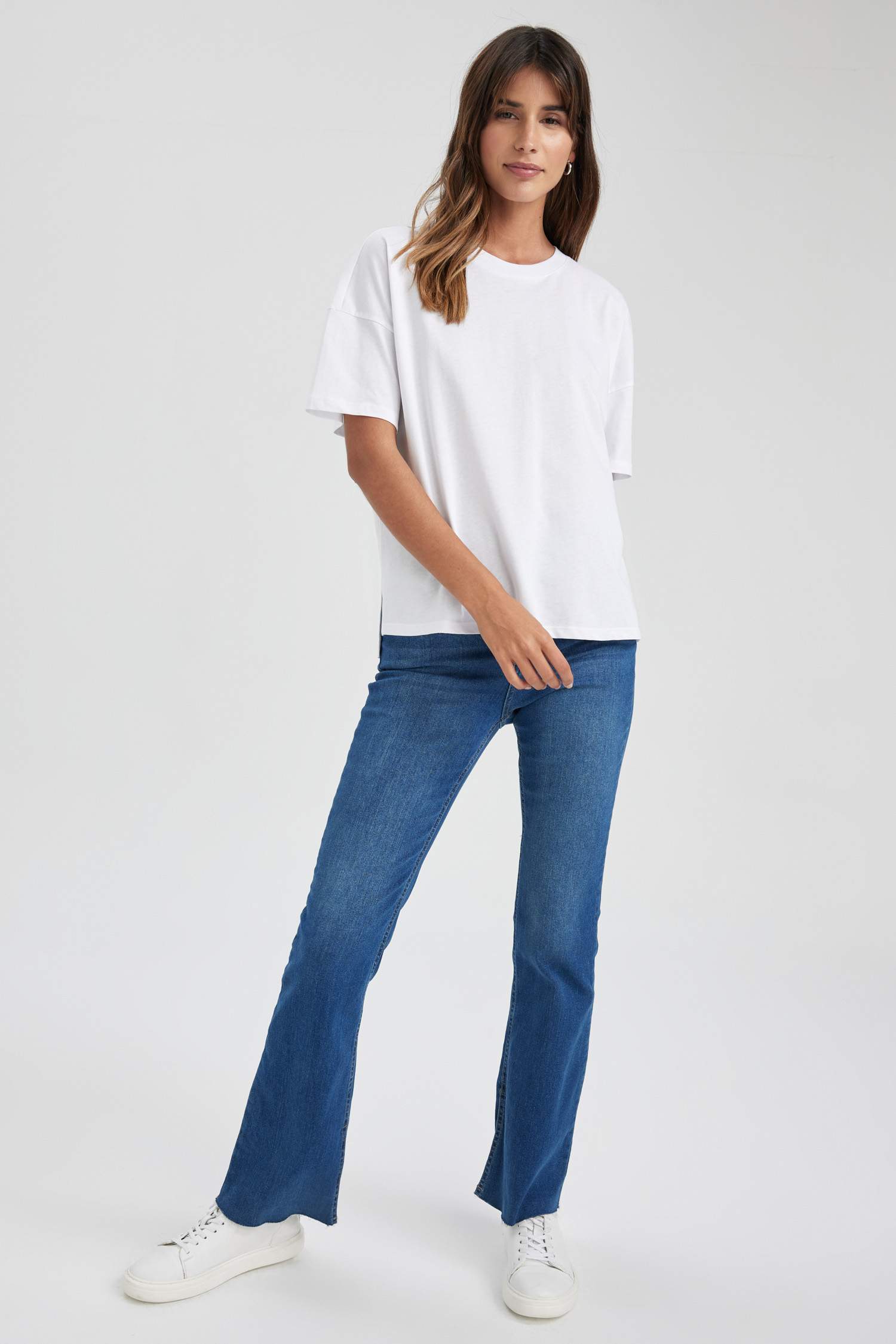 Regular Fit Short Sleeve Tunic T-Shirt