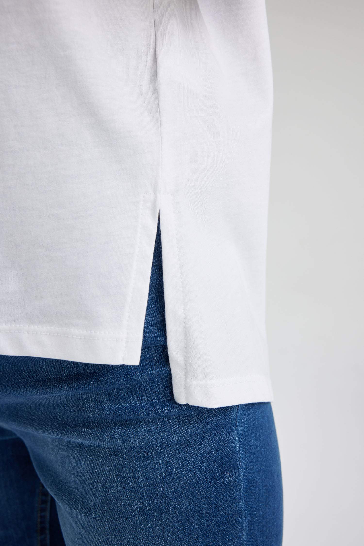 Regular Fit Short Sleeve Tunic T-Shirt