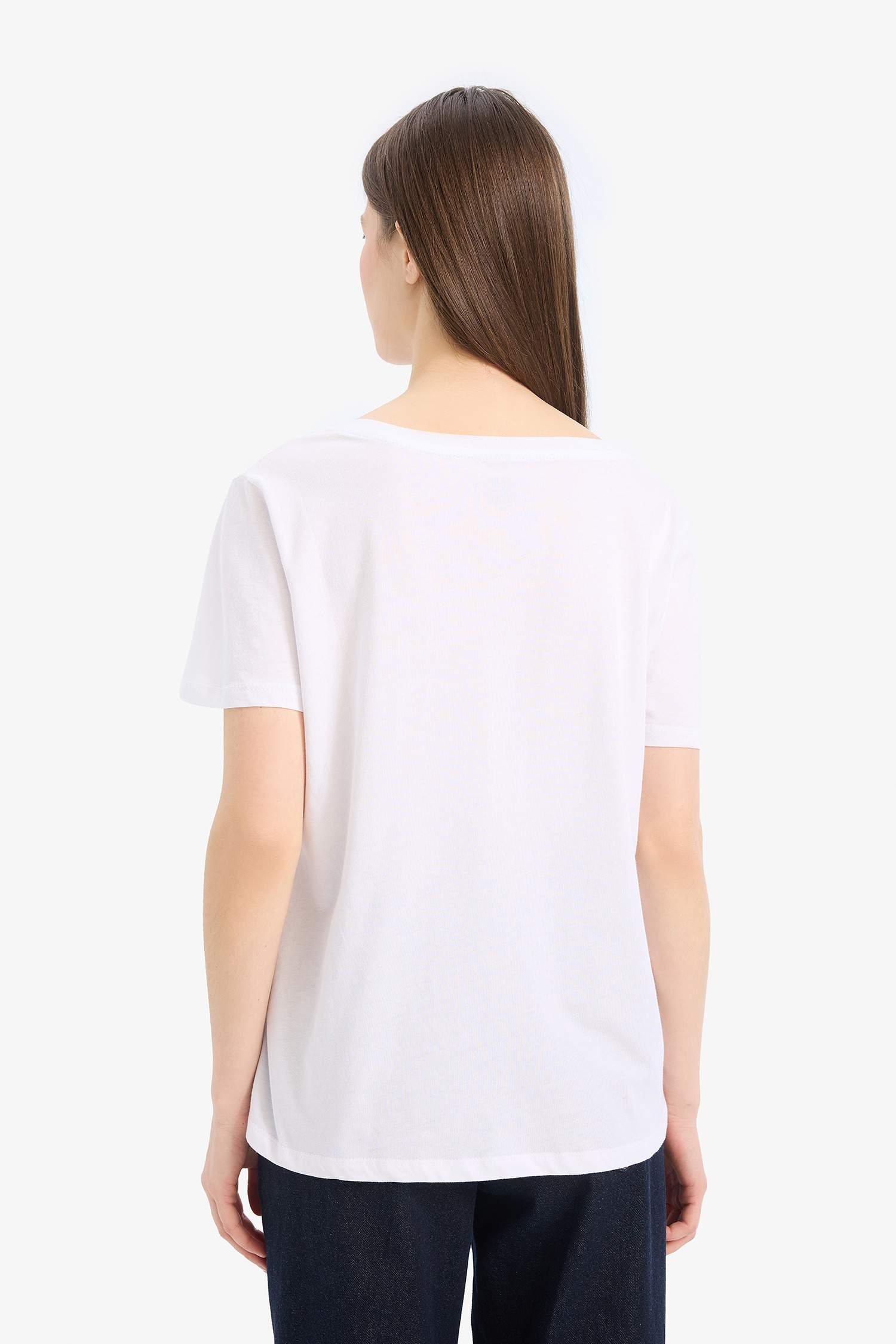 Regular Fit V-Neck Short Sleeve T-Shirt