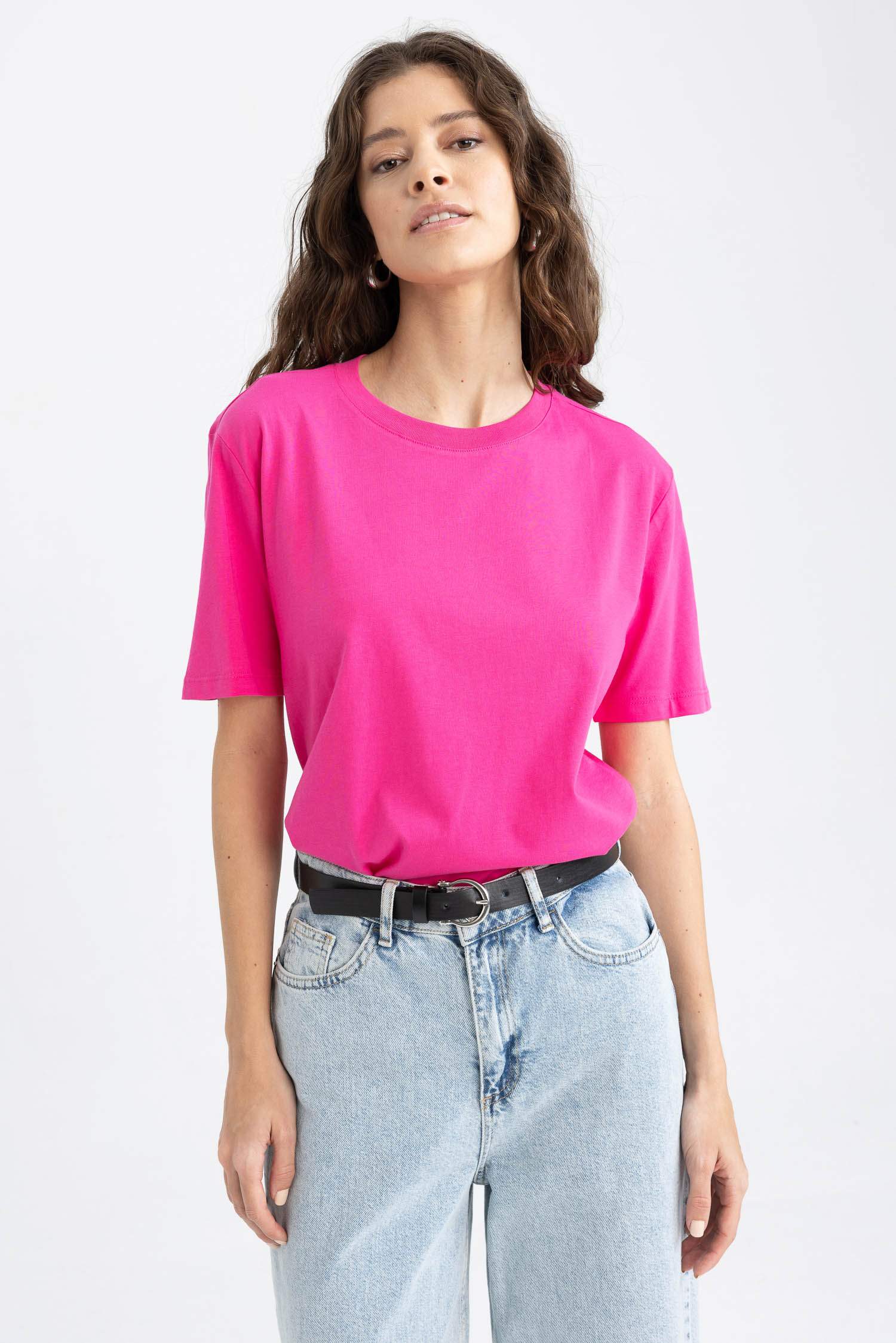 Regular Fit Crew Neck Short Sleeve T-Shirt