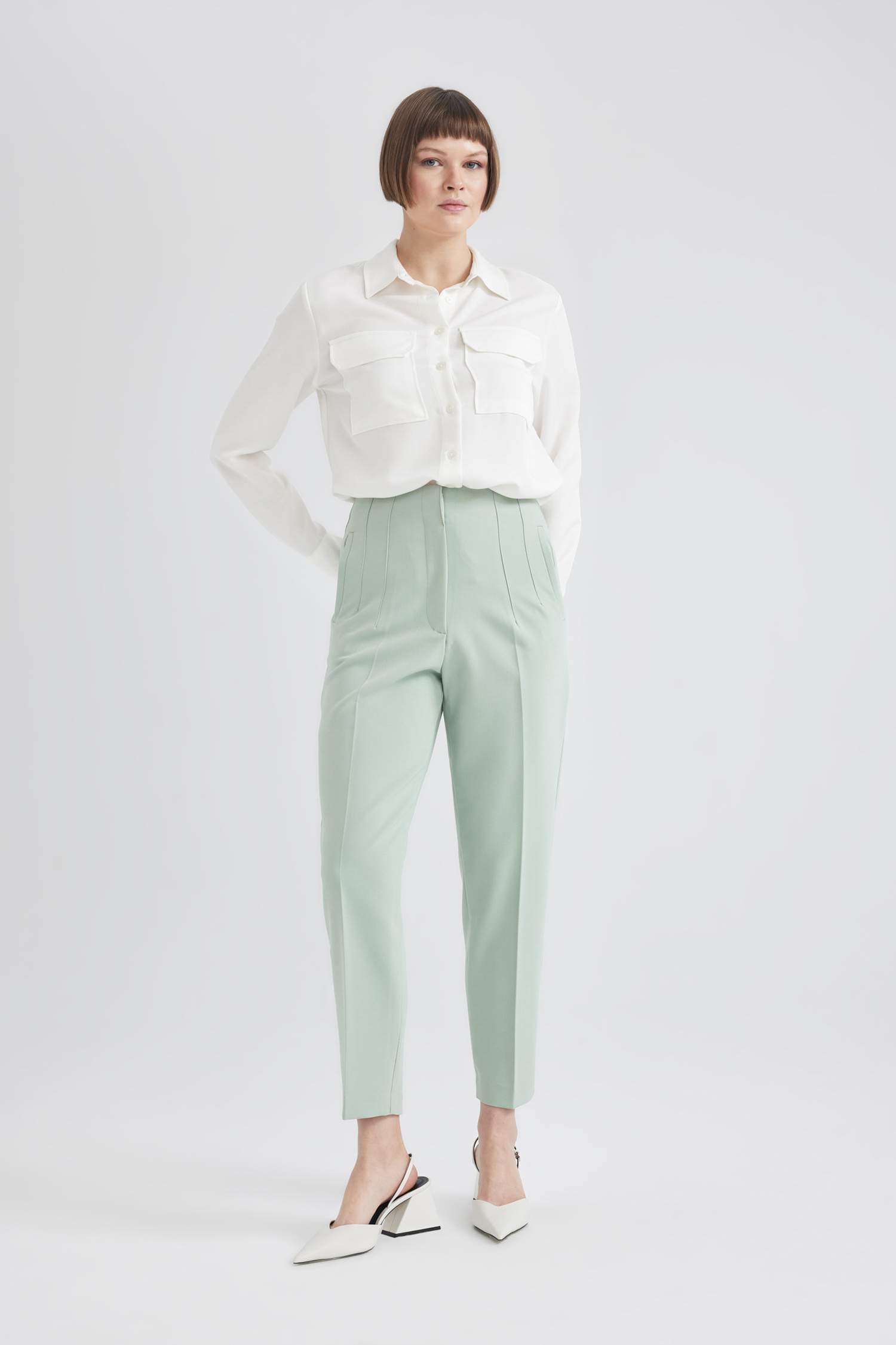 слим пішімі стандарт етек Шалбар