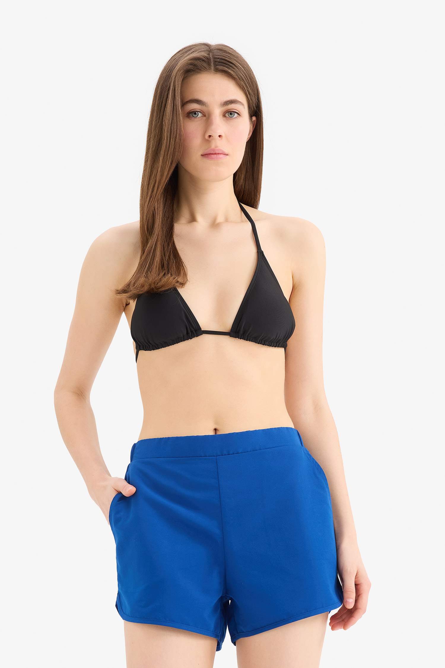 Fall in Love қалыпты пішім Тоқымалы жүзу шолақ шалбар