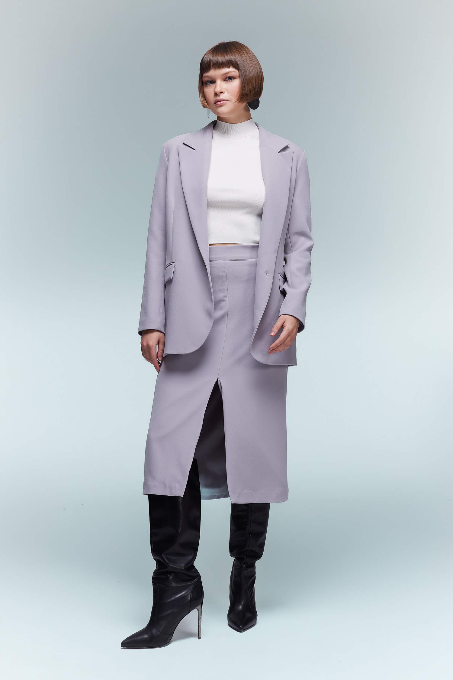 Oversize Fit Pocket Flap Blazer