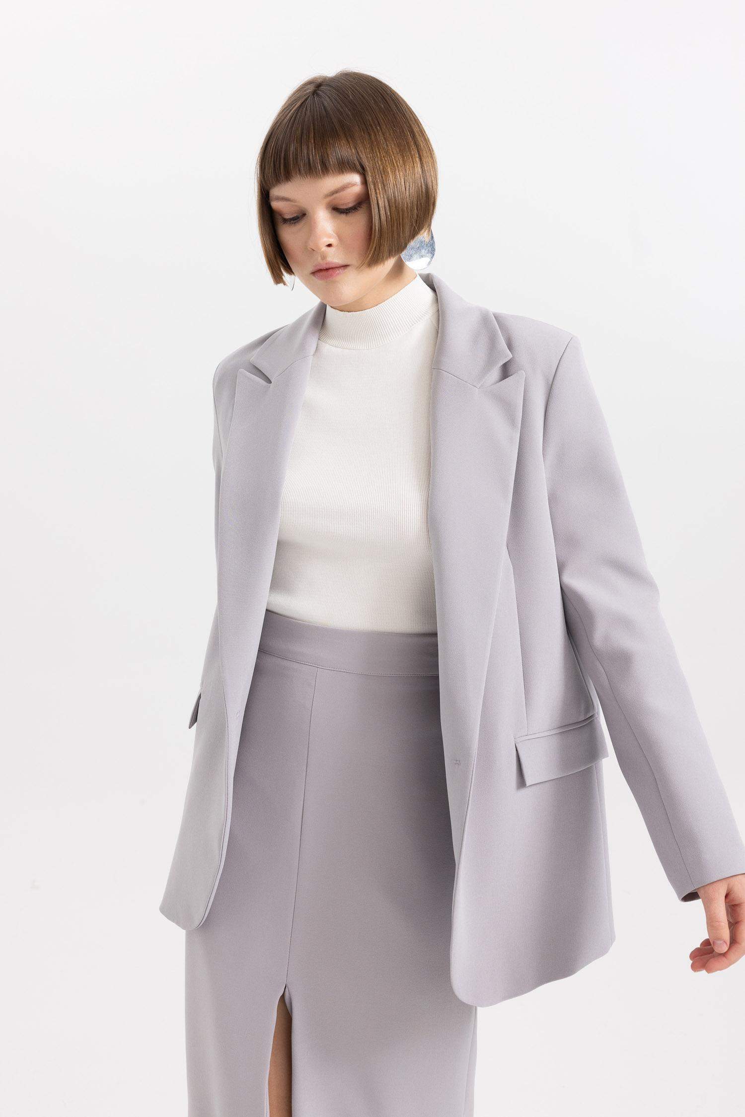 Oversize Fit Pocket Flap Blazer