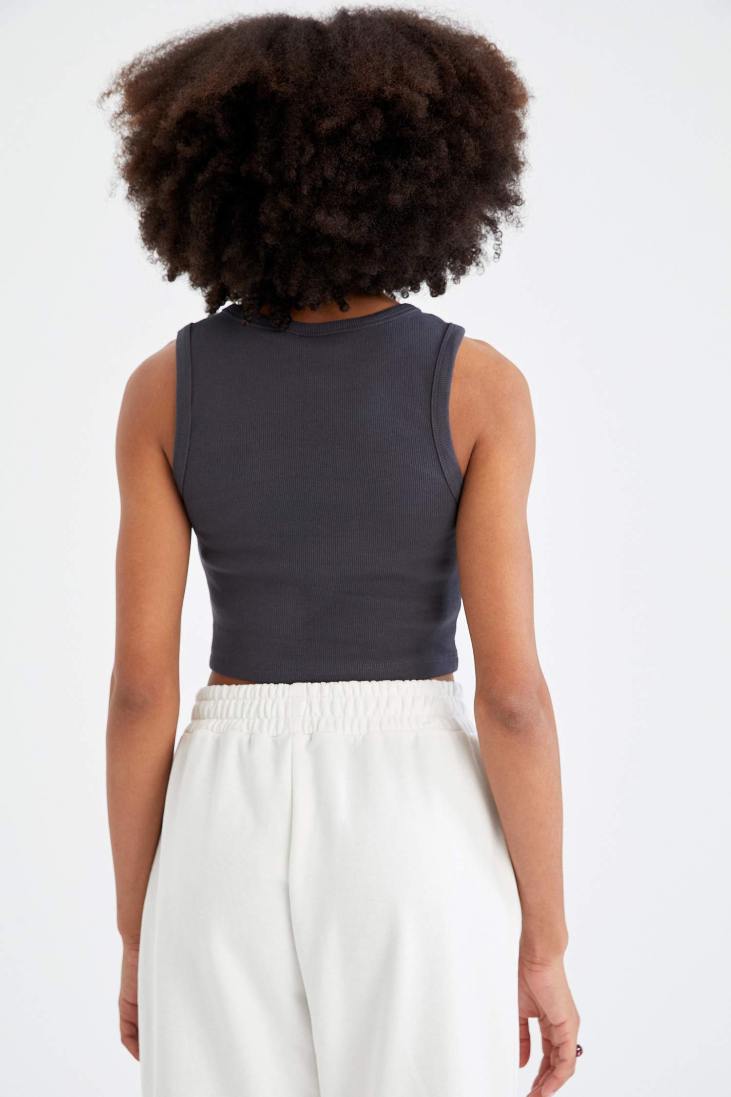 Кроп топ стандартного кроя, DeFactoFit