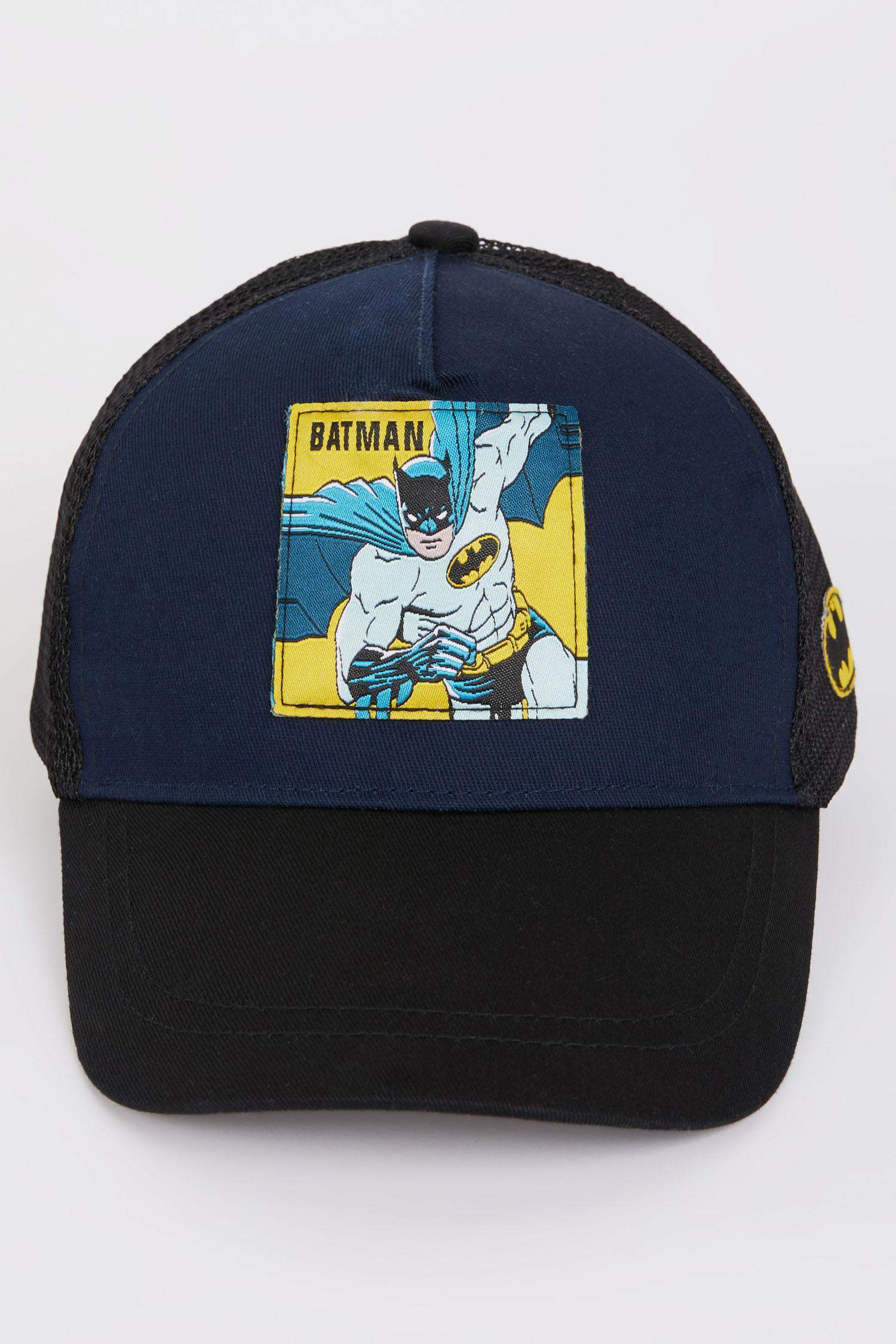 Erkek Çocuk Batman Pamuklu Cap Şapka