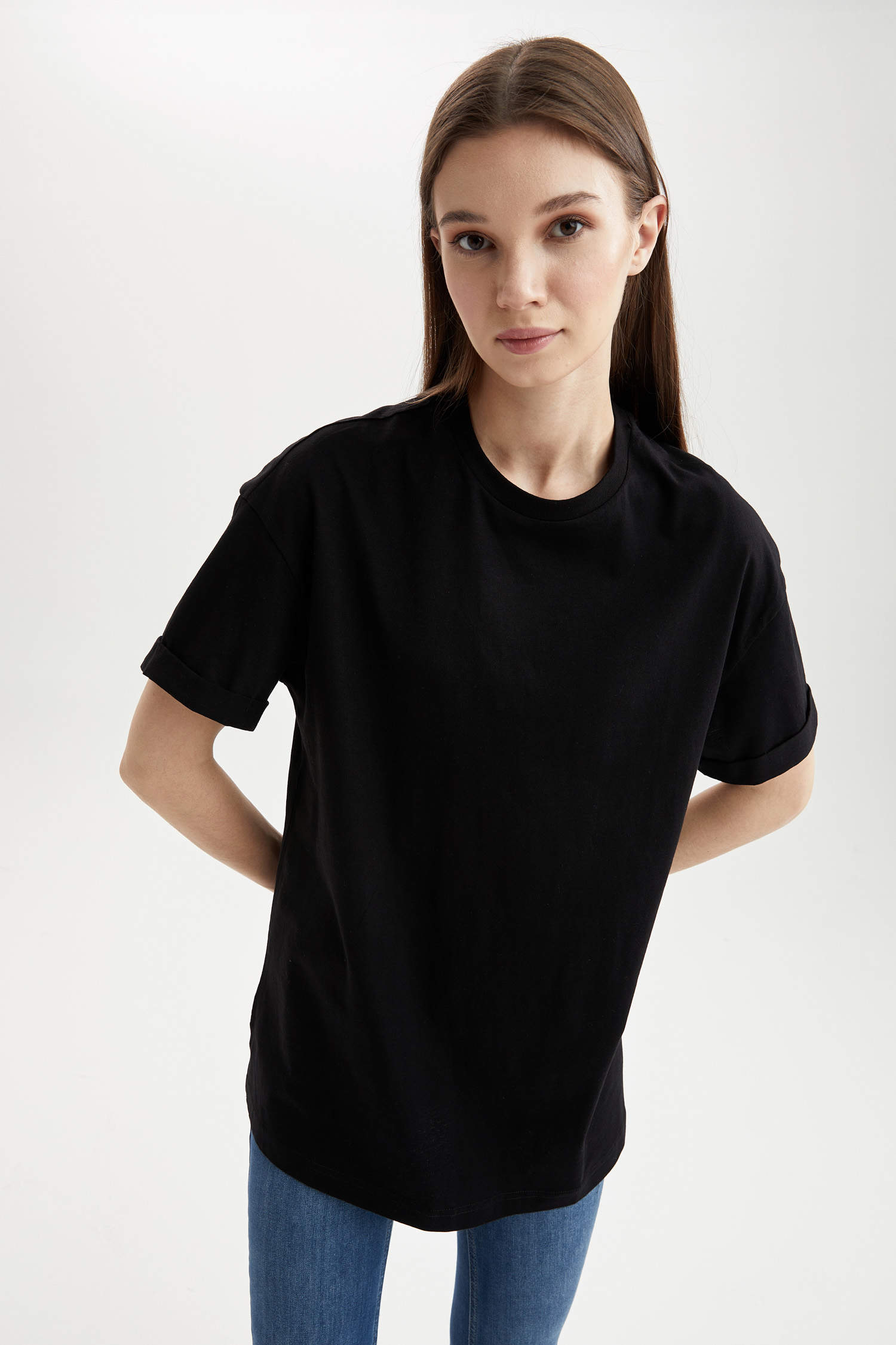 Haut noir Femmes Vêtements Hauts & t-shirts Blouses manches courtes Romatic Blouses manches courtes 