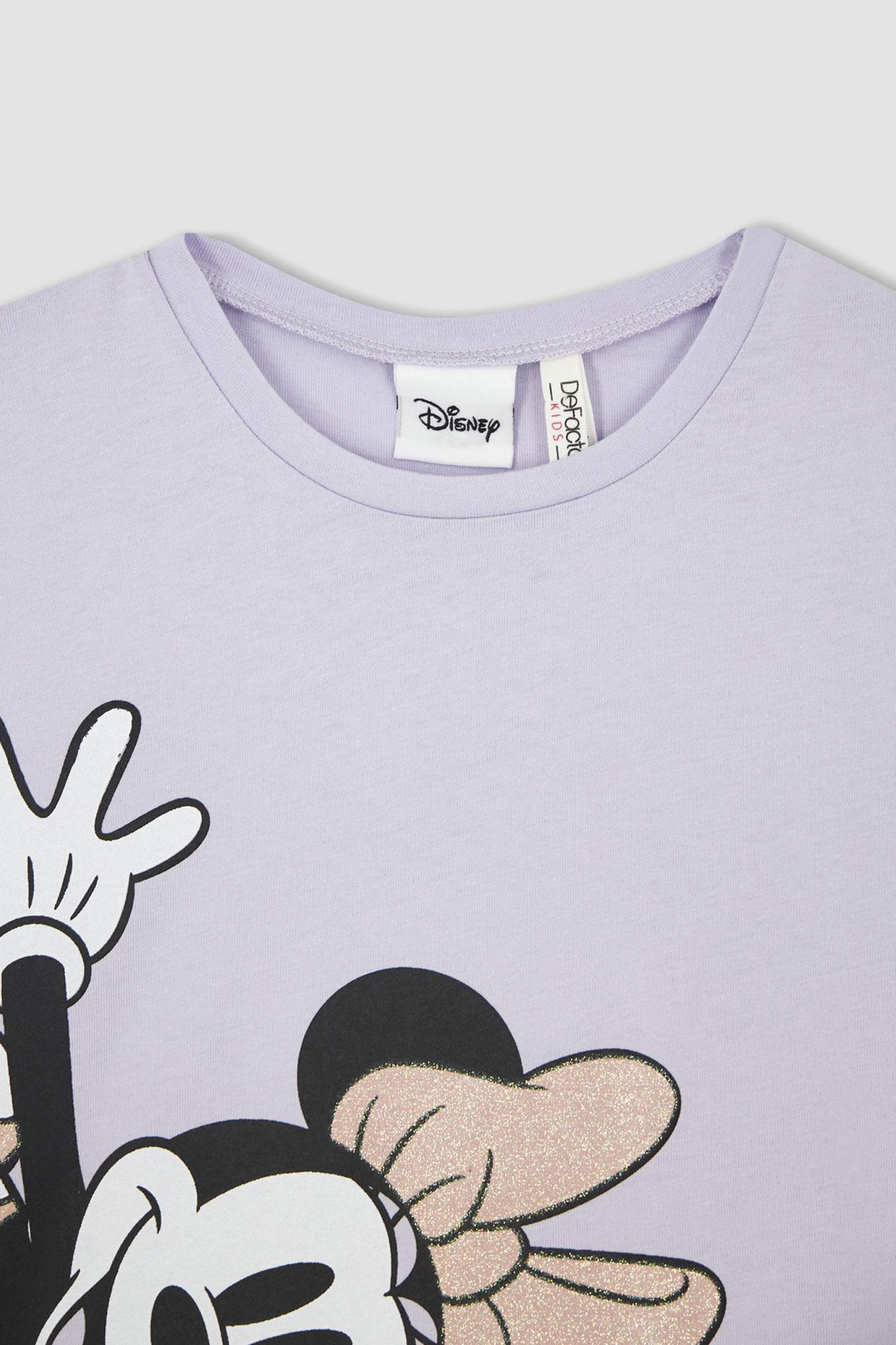 Girl Long Sleeve Minnie Mouse Print T-Shirt