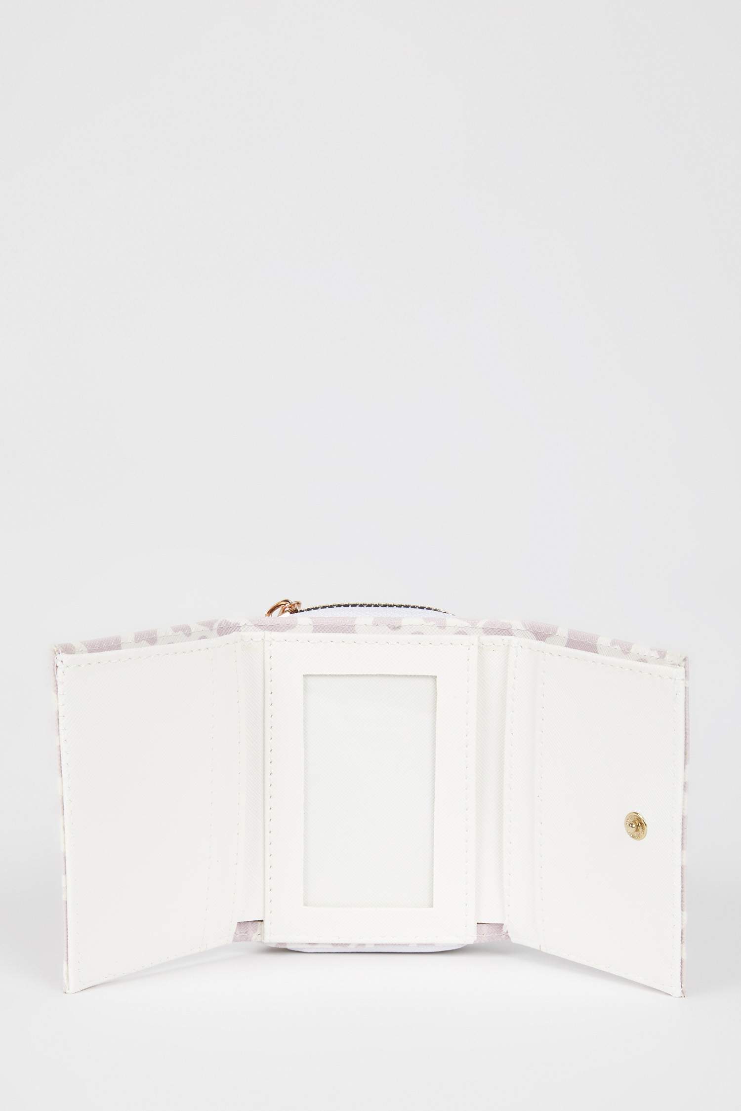 Kadın Desenli Suni Deri Cüzdan