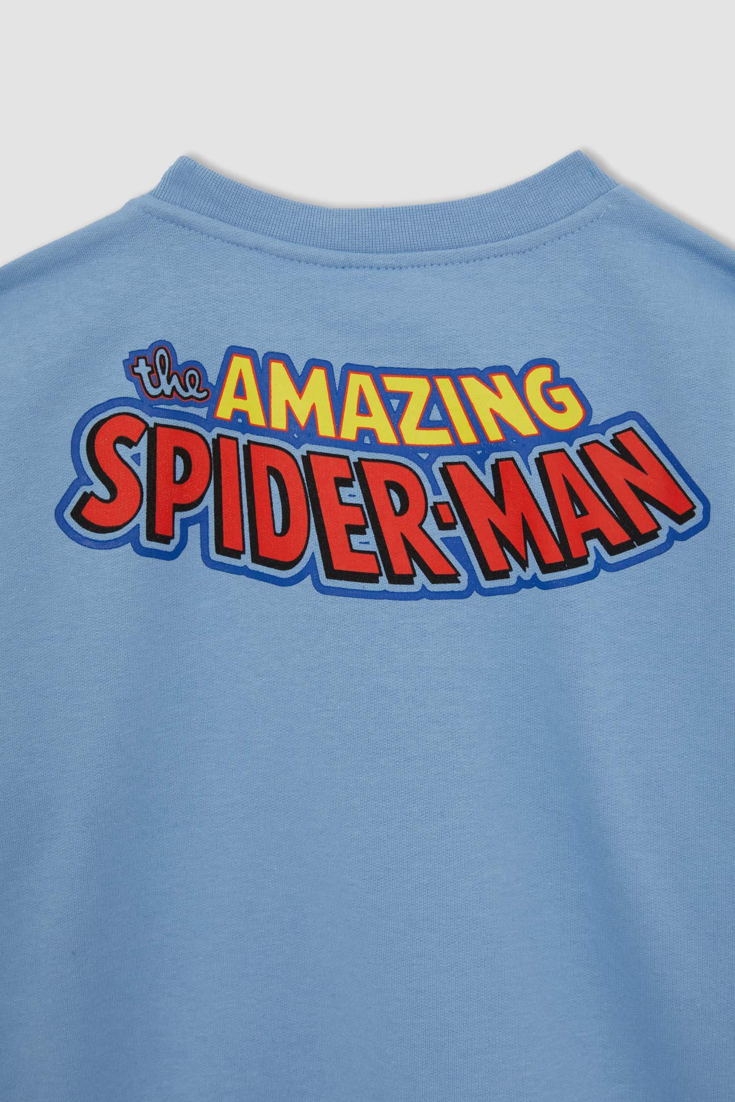 Defacto Erkek Çocuk Spiderman Lisanslı Regular Fit Bisiklet Yaka Sweatshirt. 4