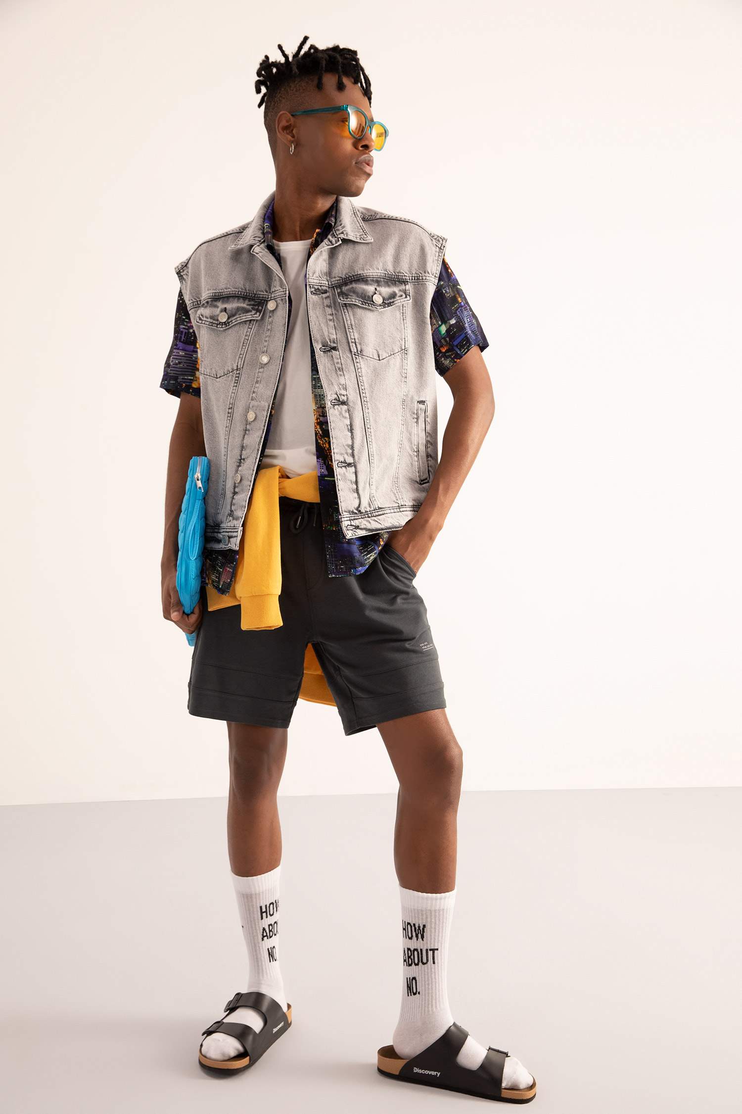 فيست جينز اوفر سايز بجيب مزدوج