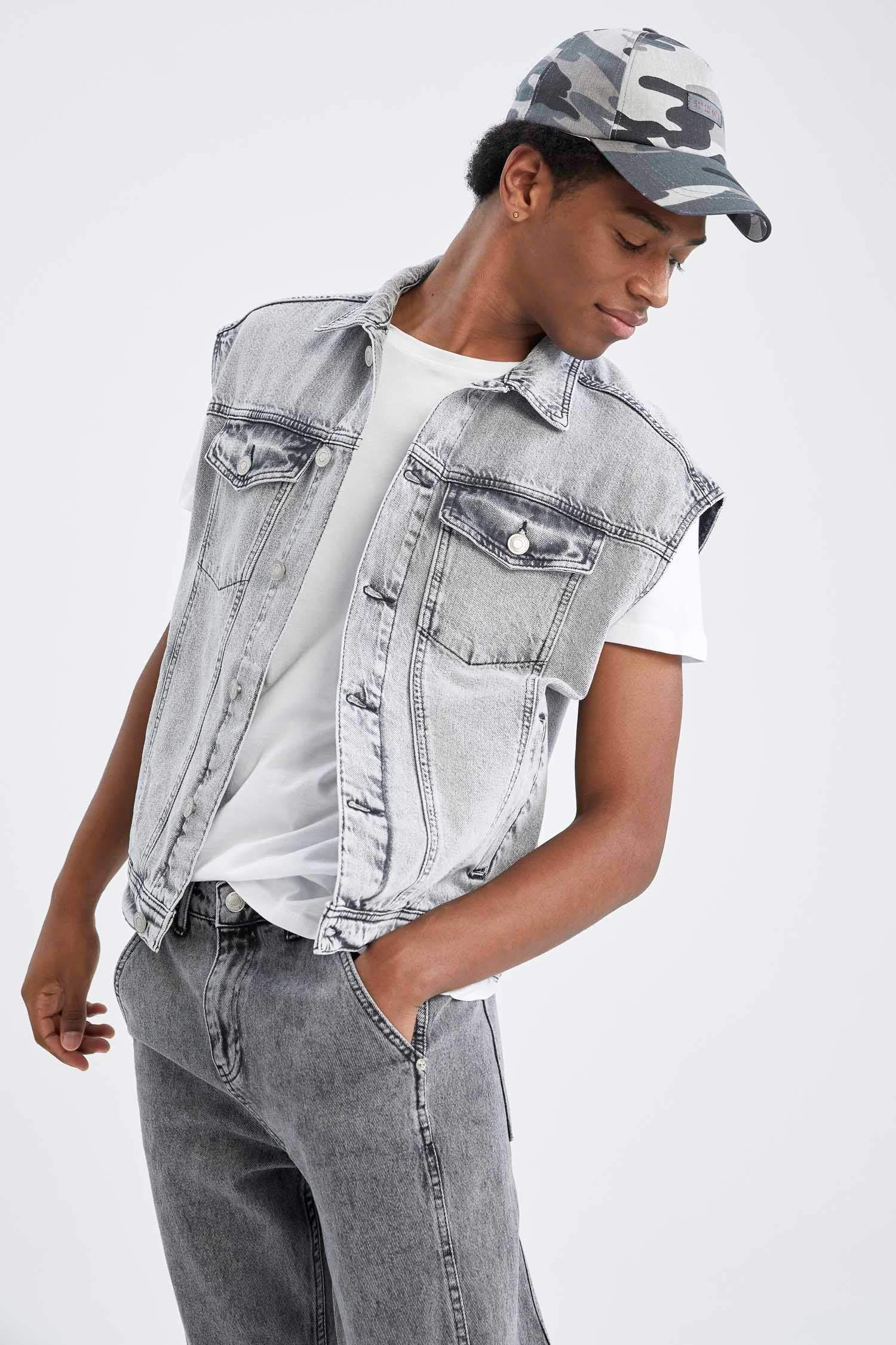 فيست جينز اوفر سايز بجيب مزدوج