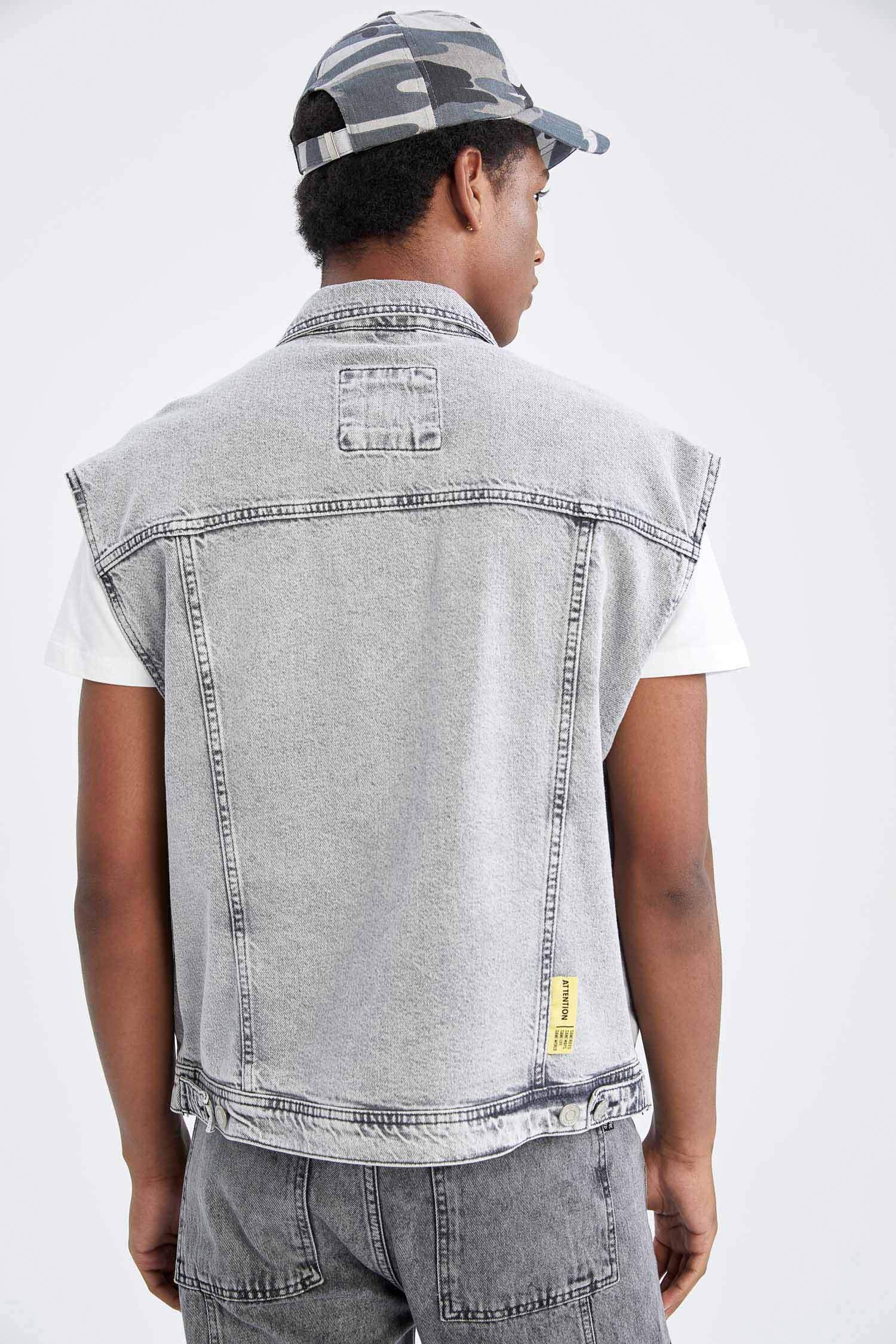 فيست جينز اوفر سايز بجيب مزدوج