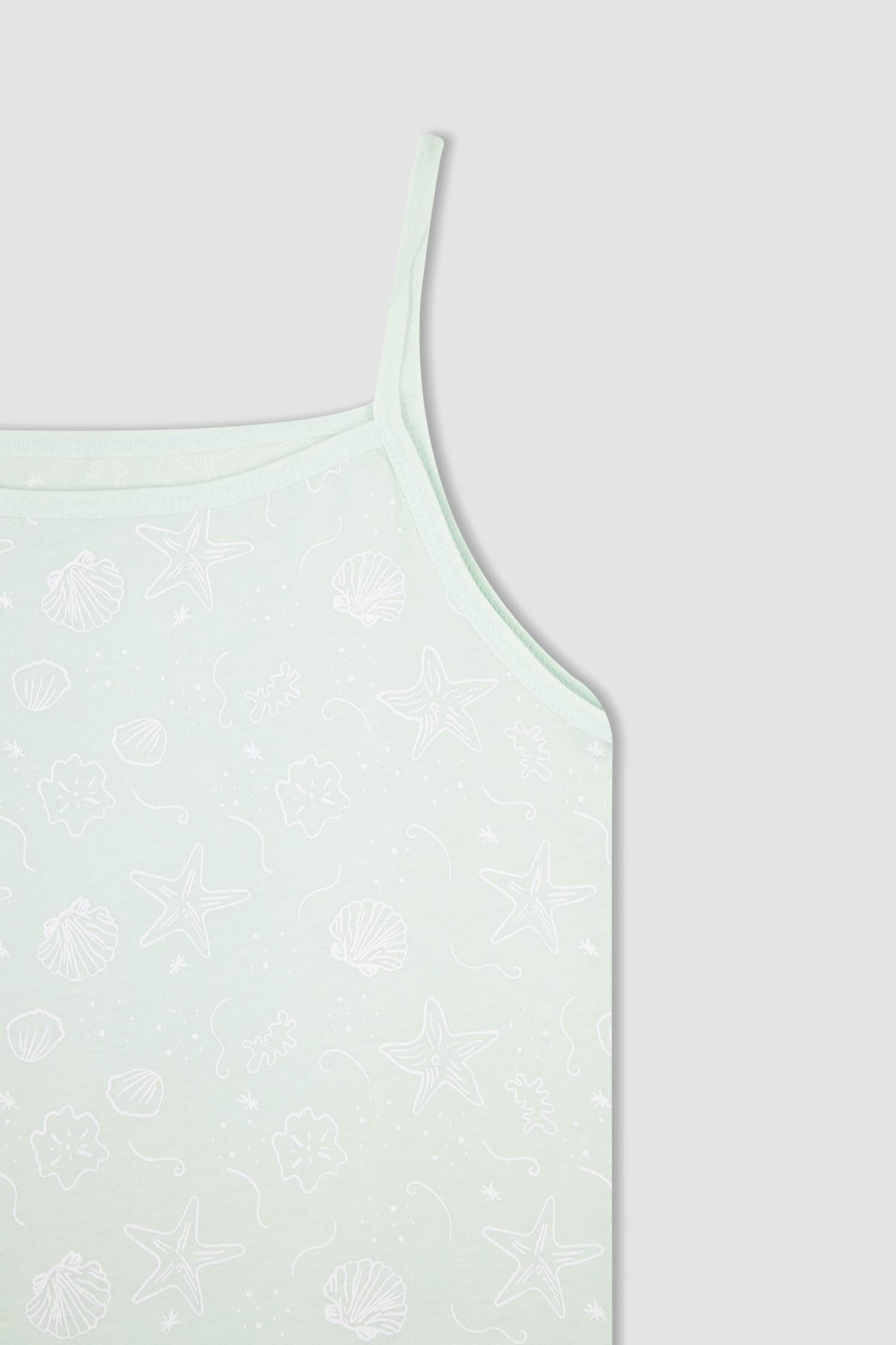 Lot de 2 Athlètes Regular Fit en coton à bretelles imprimées pour fille