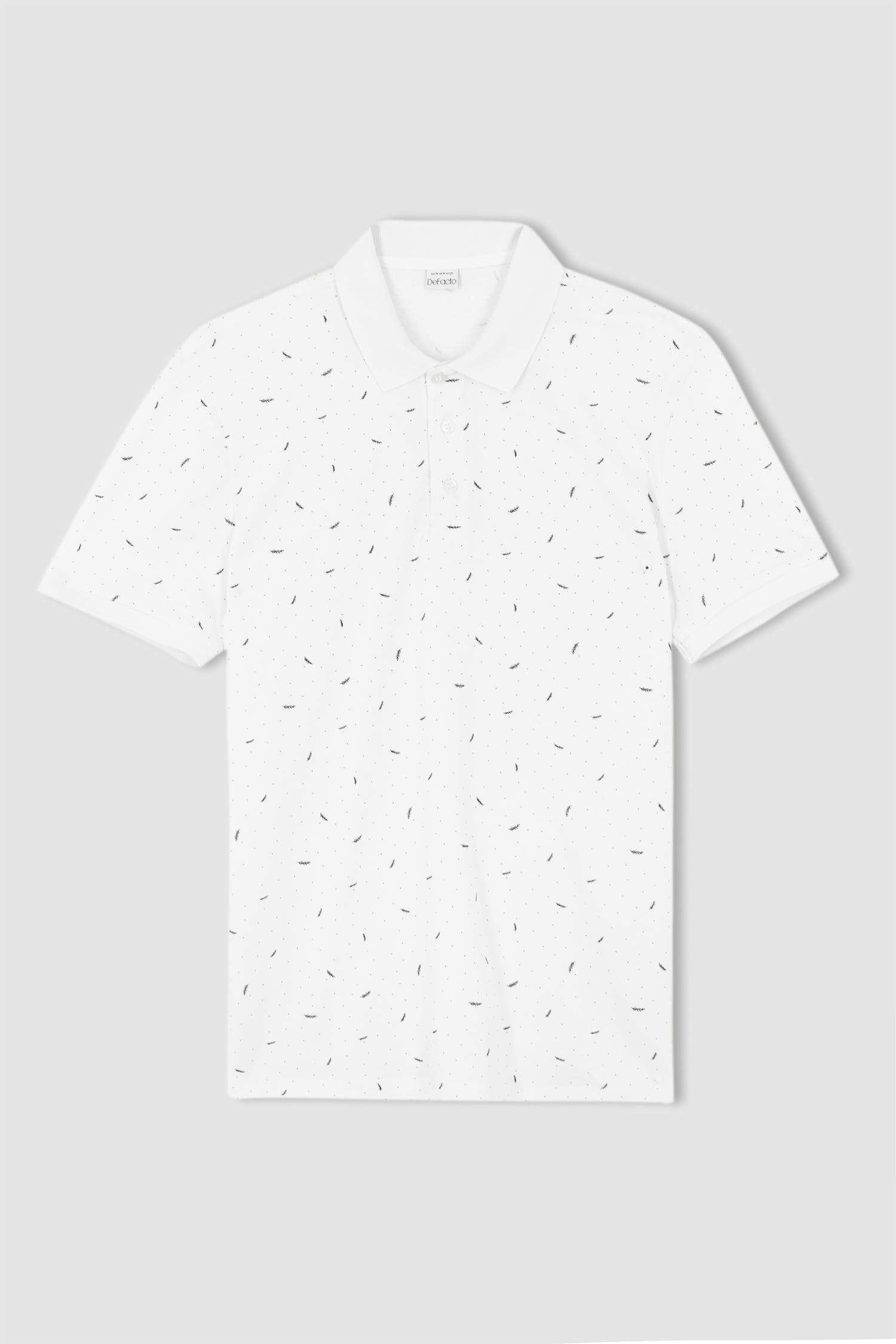 Футболка поло стандартного кроя из хлопка