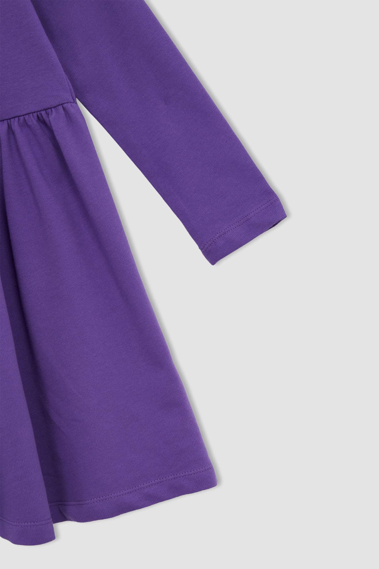 Girl Regular Fit Long Sleeve Unicorn Print Mini Dress