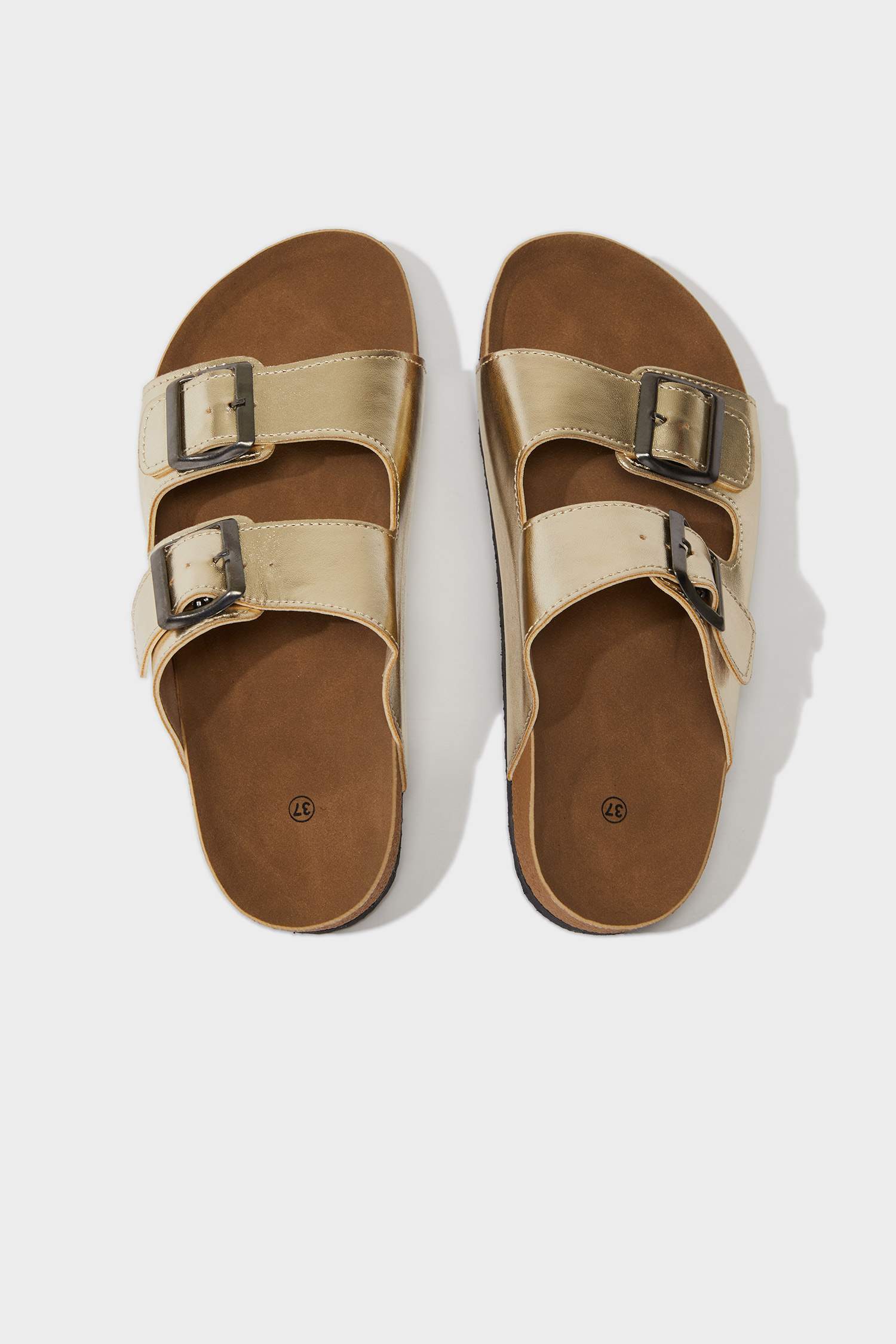 Kadın Düz Taban Suni Deri Terlik