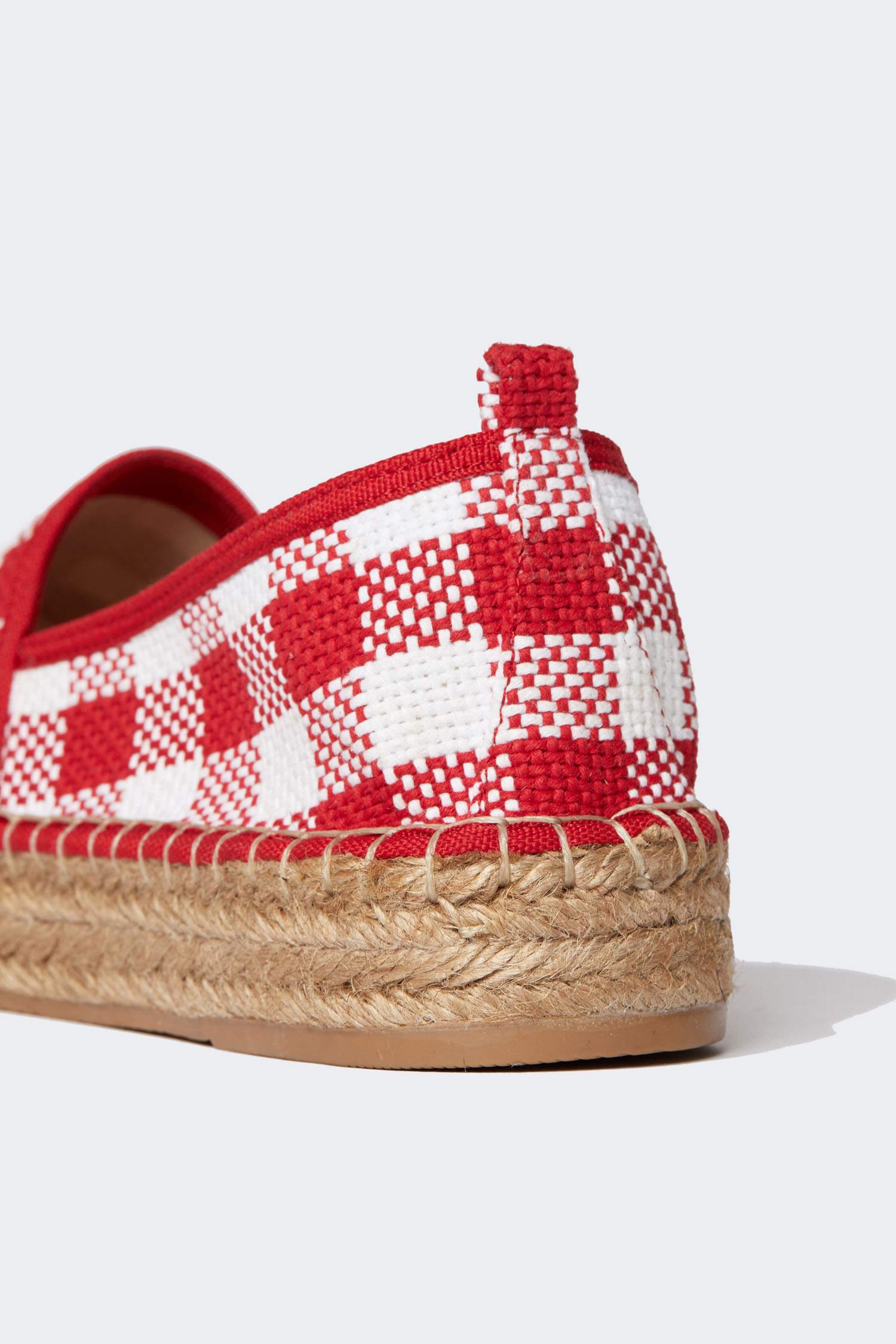 Square Print Sand Shoes