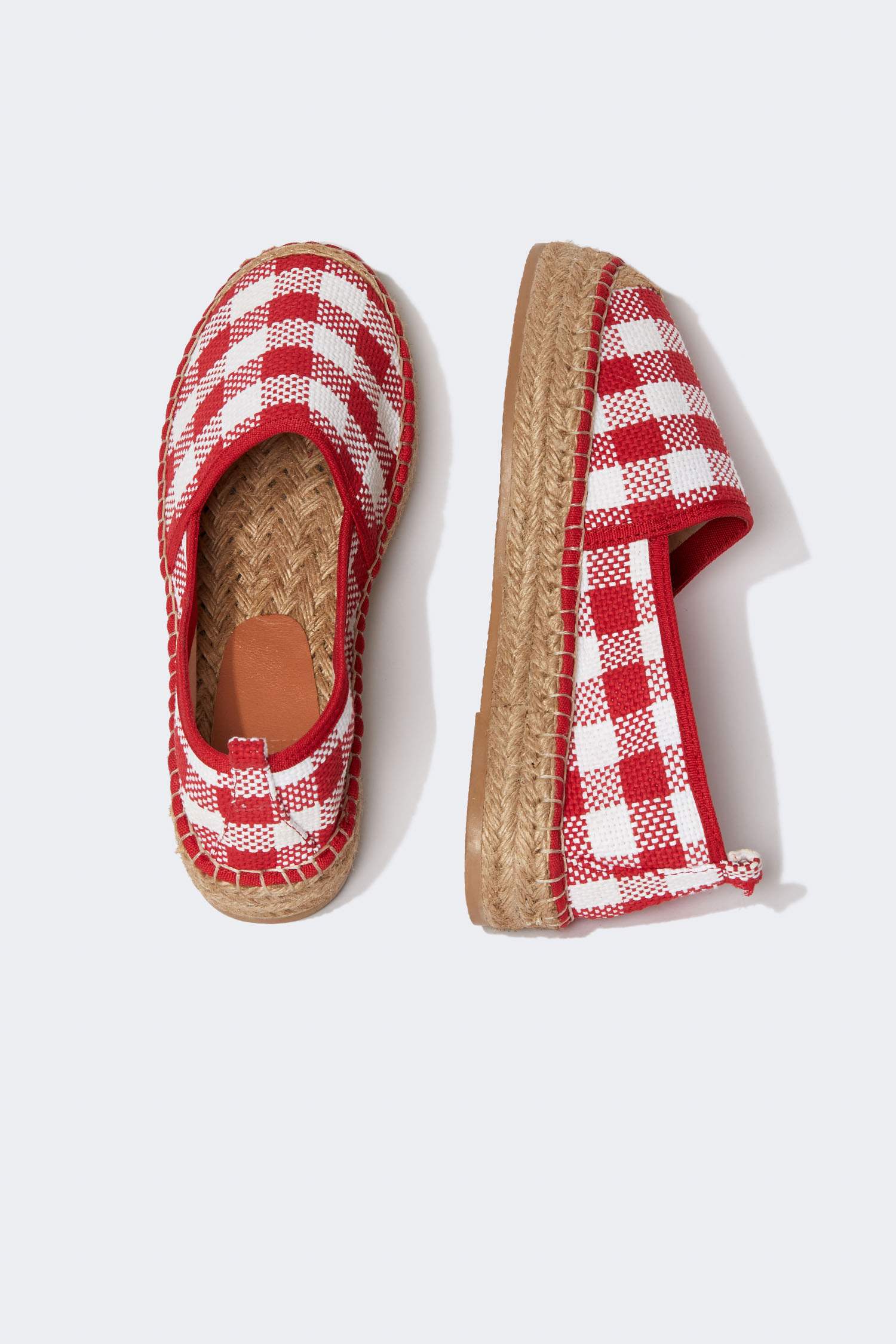 Square Print Sand Shoes