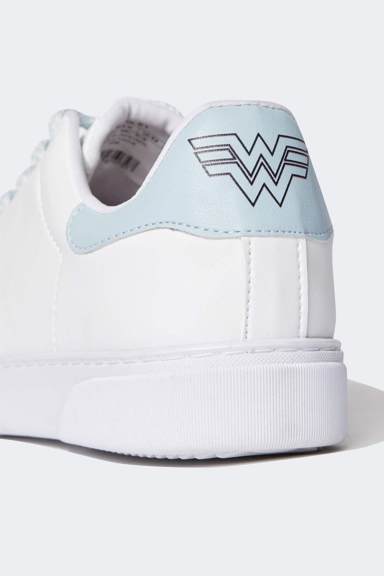 Defacto Wonder Woman Suni Deri Sneaker Ayakkabı. 5