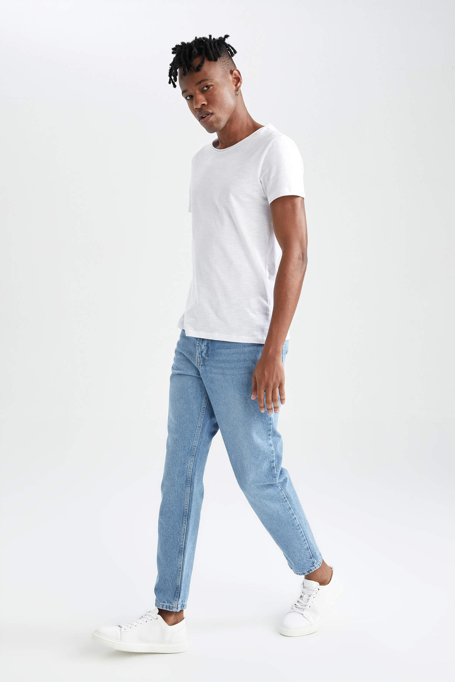 Defacto 90's Slim Fit Nomal Bel Sürdürülebilir Jean pantolon. 1