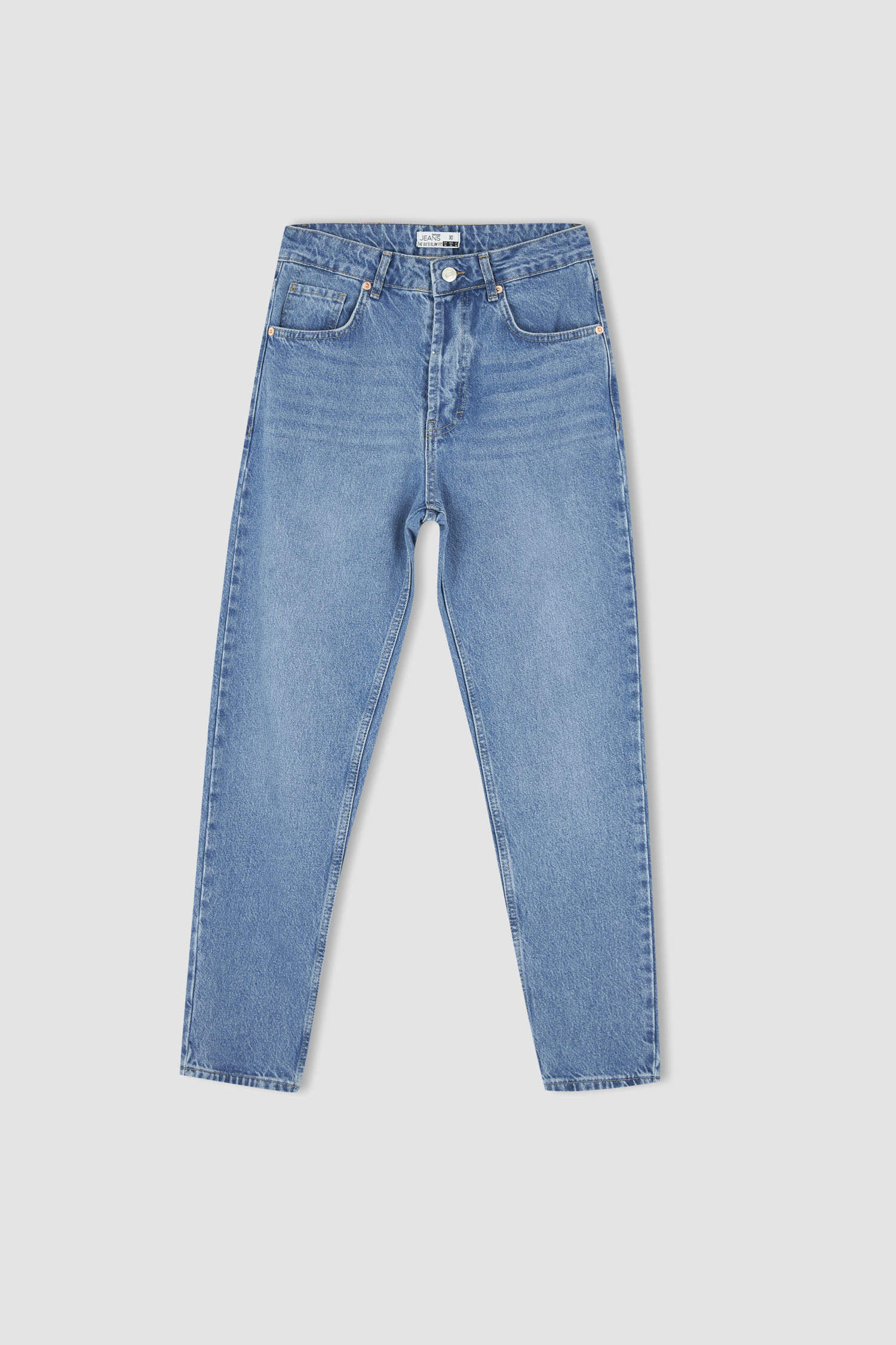 Defacto 90's Slim Fit Nomal Bel Sürdürülebilir Jean pantolon. 7