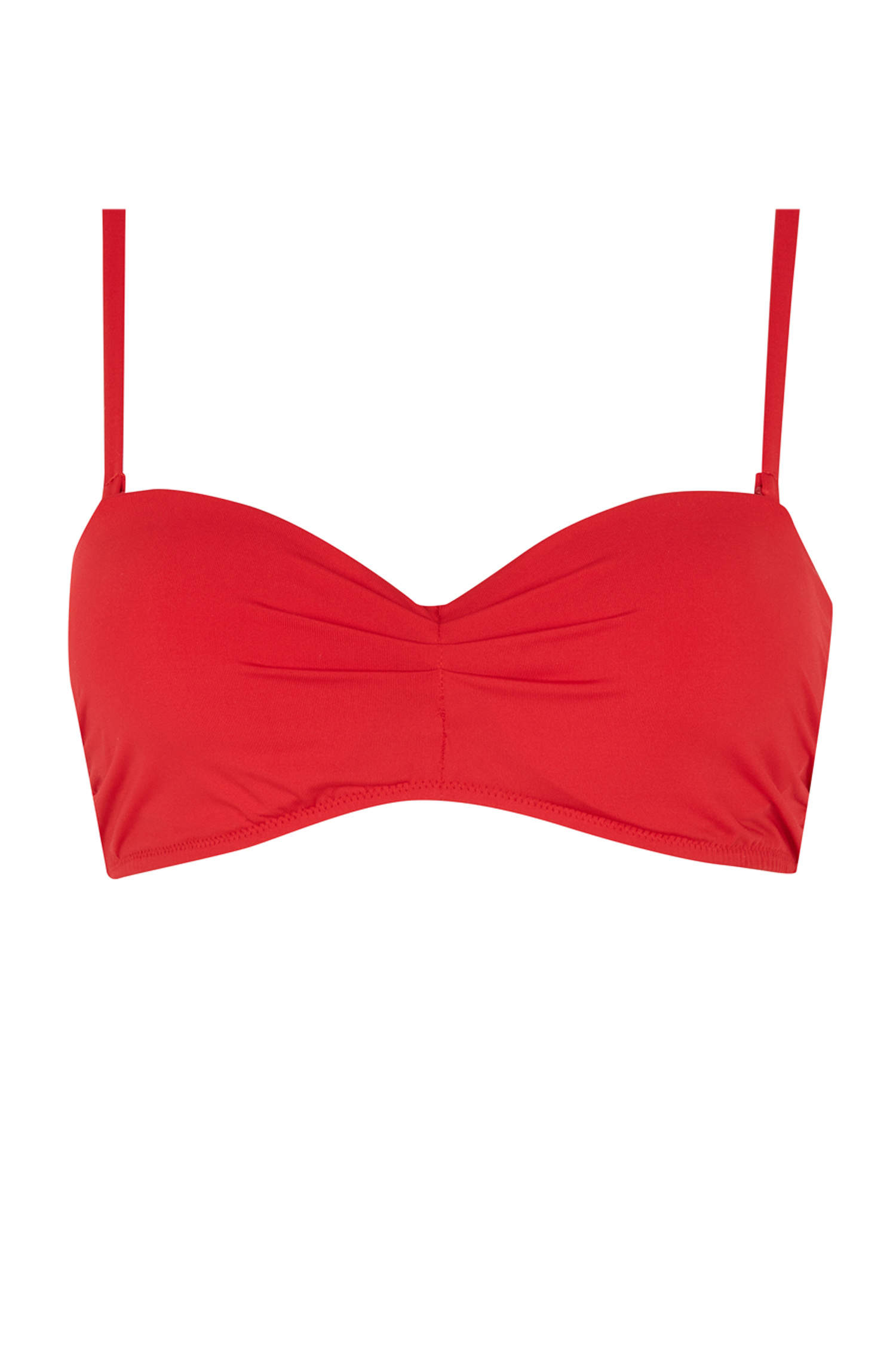 Red WOMEN Regular Fit Strappy Bikini Top 2418613 | DeFacto