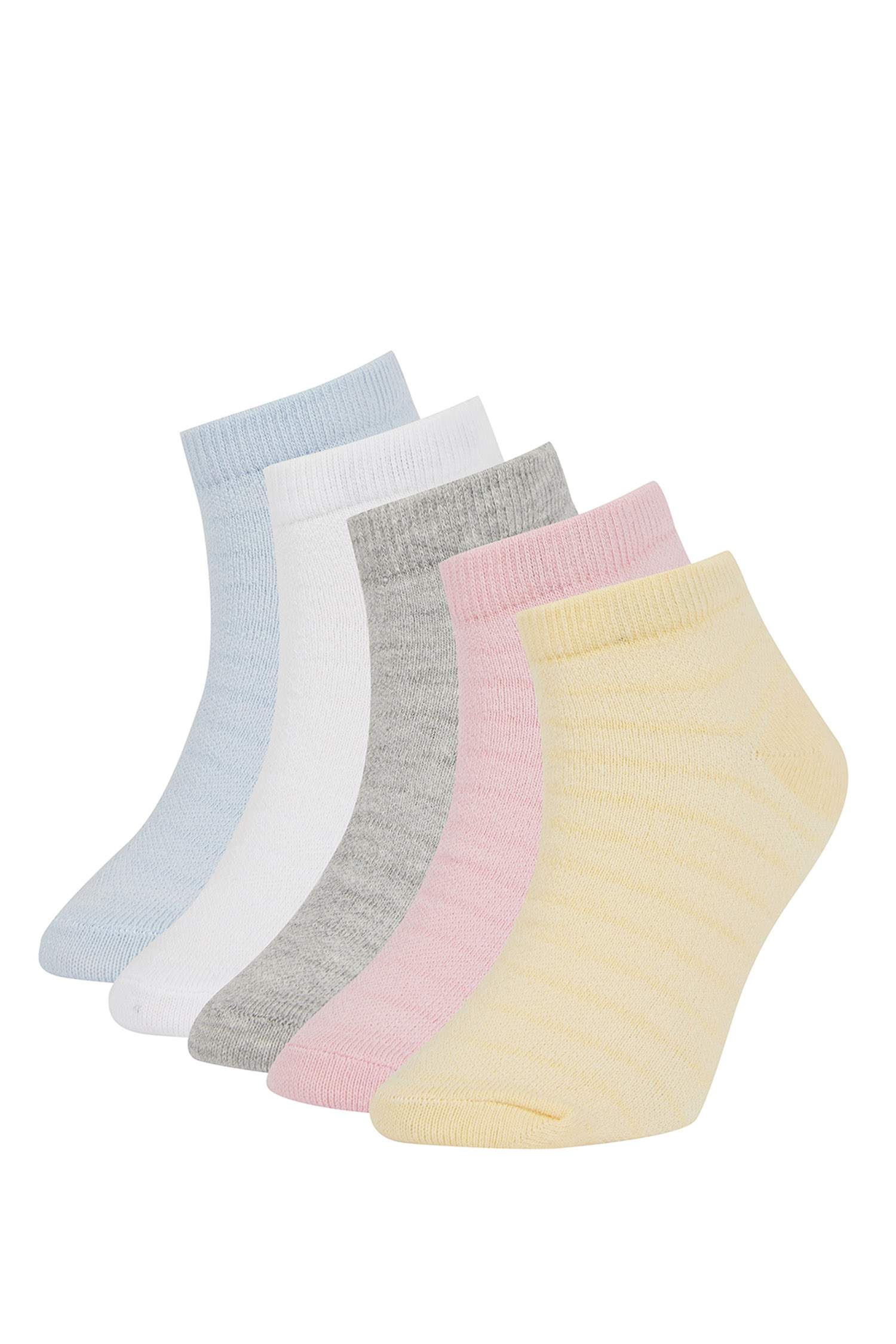 Mixed Color Girls & Teens Girls' Cotton 5 Pack Short Socks 2457711 ...