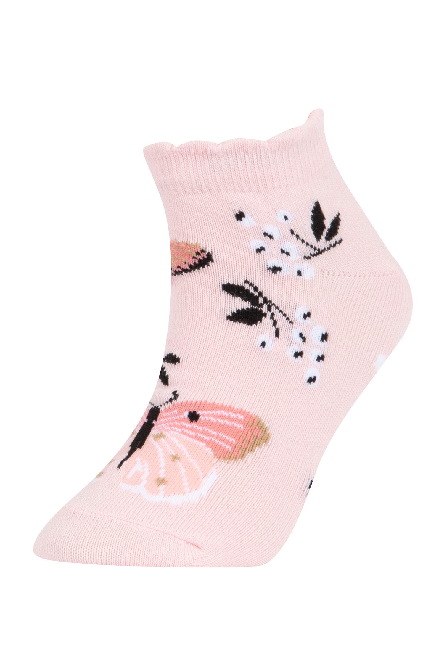 Короткие носки из хлопка для девочек